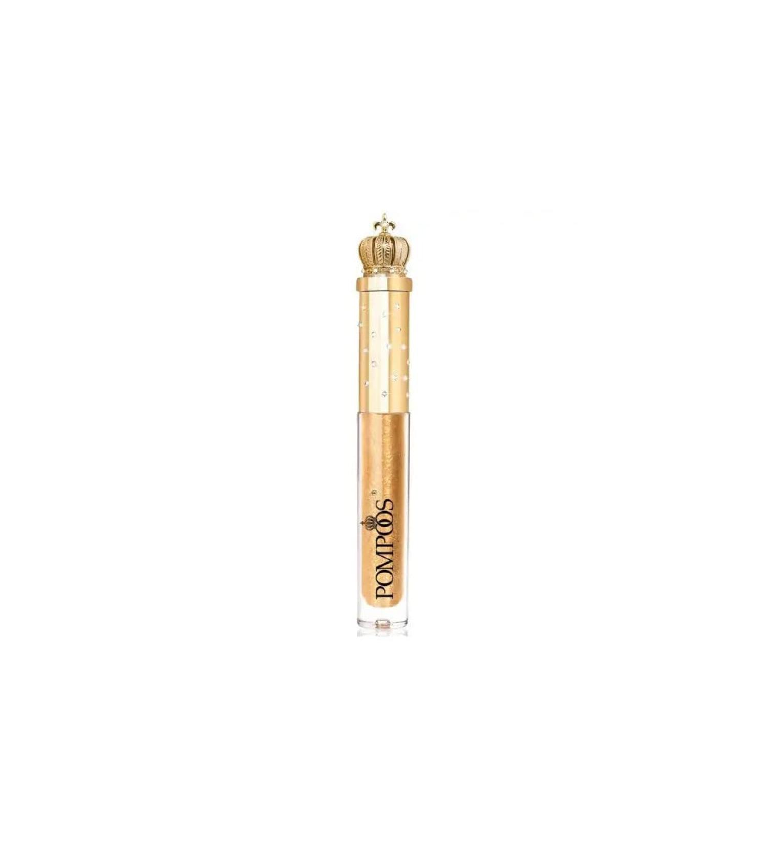 Harald Gl ckler Pomp s Cosmetics Lipgloss transparent with glitter make-up lips No. 01 Gold 2 ml