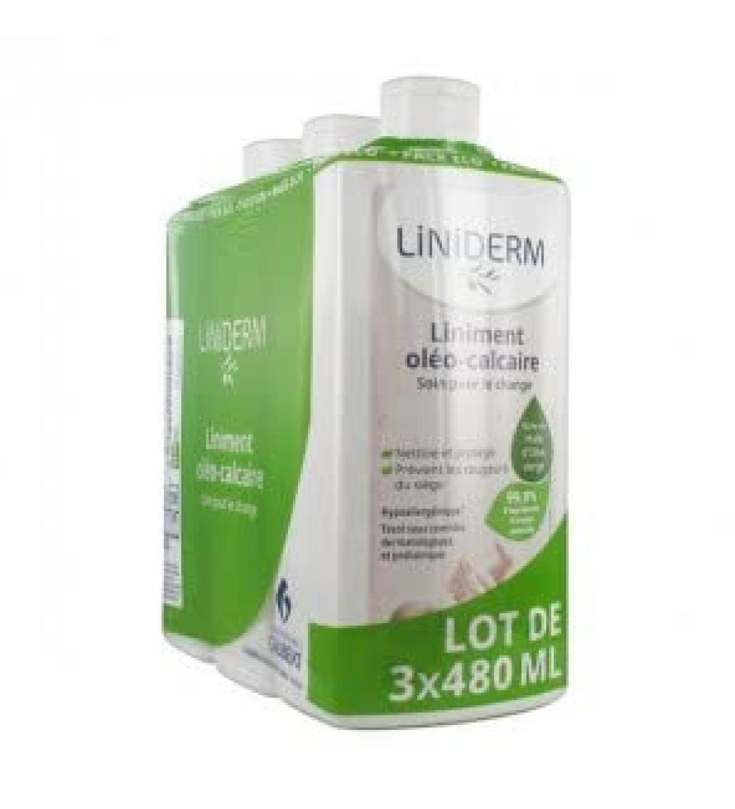 Gilbert Liniderm Oil-Limestone Liniment 3 x 480 ml