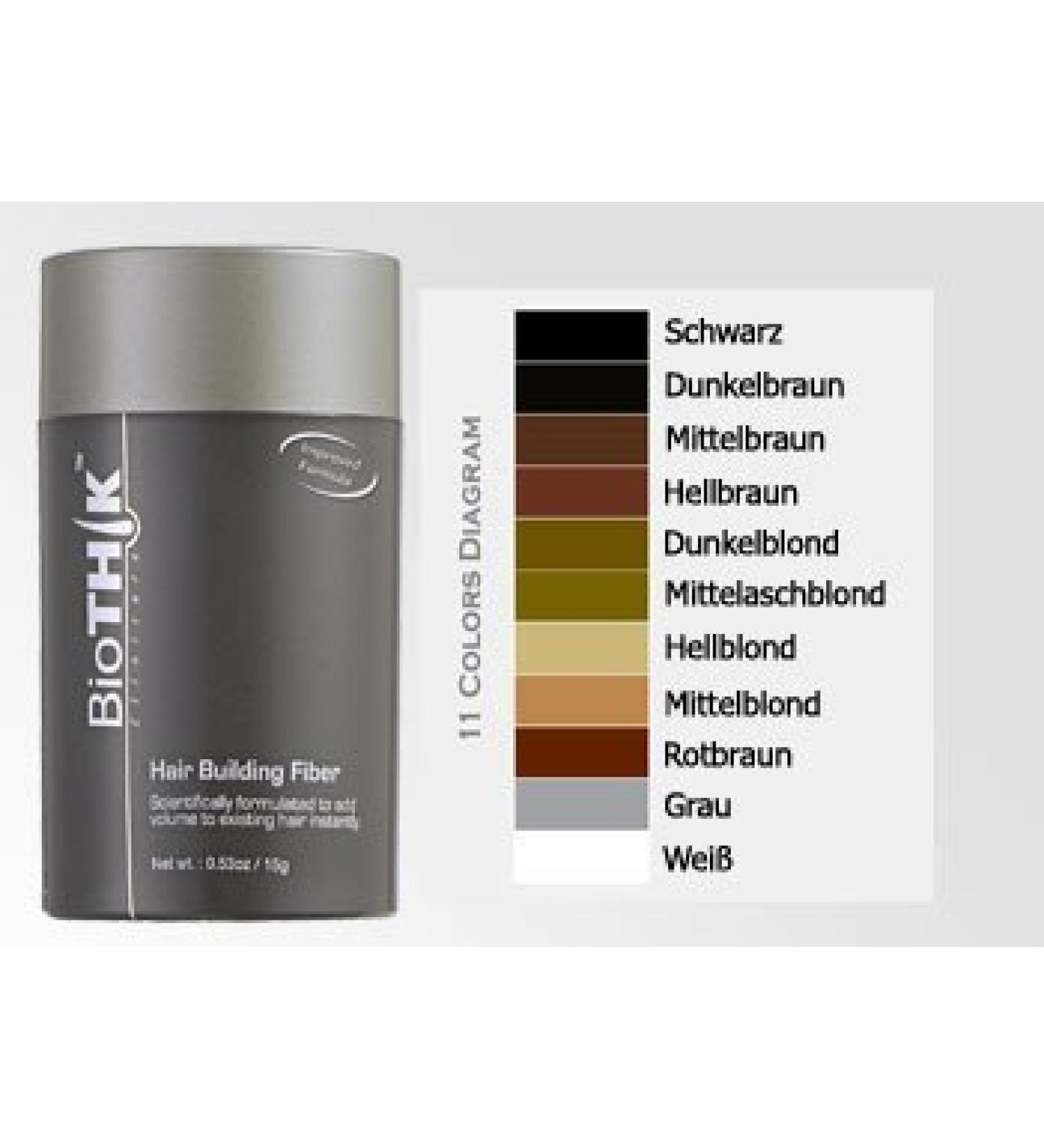 Biothik Hair Building Fiber S7 - Light Blonde 25g | Enhance Your Hair Volume - International Shipping Available - Buy Online on GoSupps.com