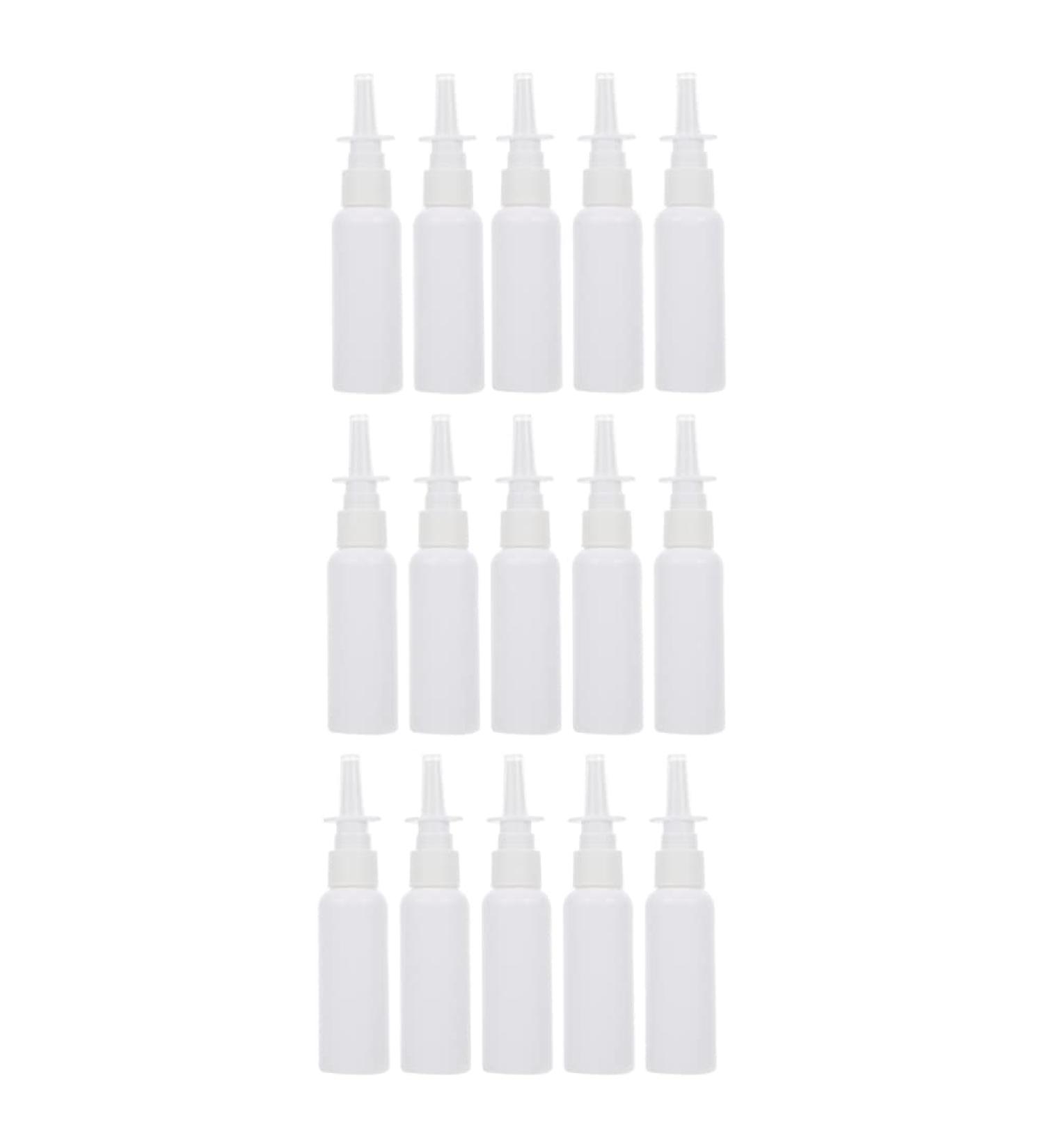 Nebulizer Accessories: 60ml Refillable Nasal Spray Bottles for Fine Mist - Pump Sprayers for Nose, 15x3.2x3.2cm - Buy Online on GoSupps.com