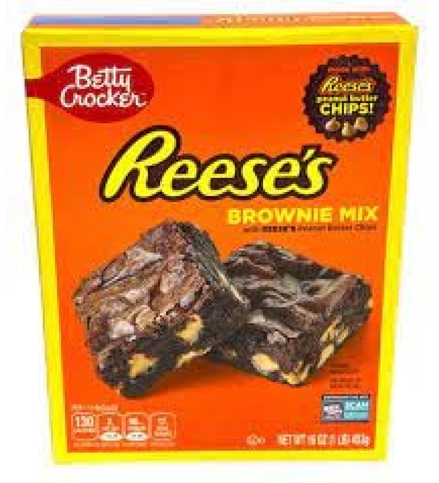 Betty Crocker Reese's Peanut Butter Brownie Mix 453g Pack Of 2