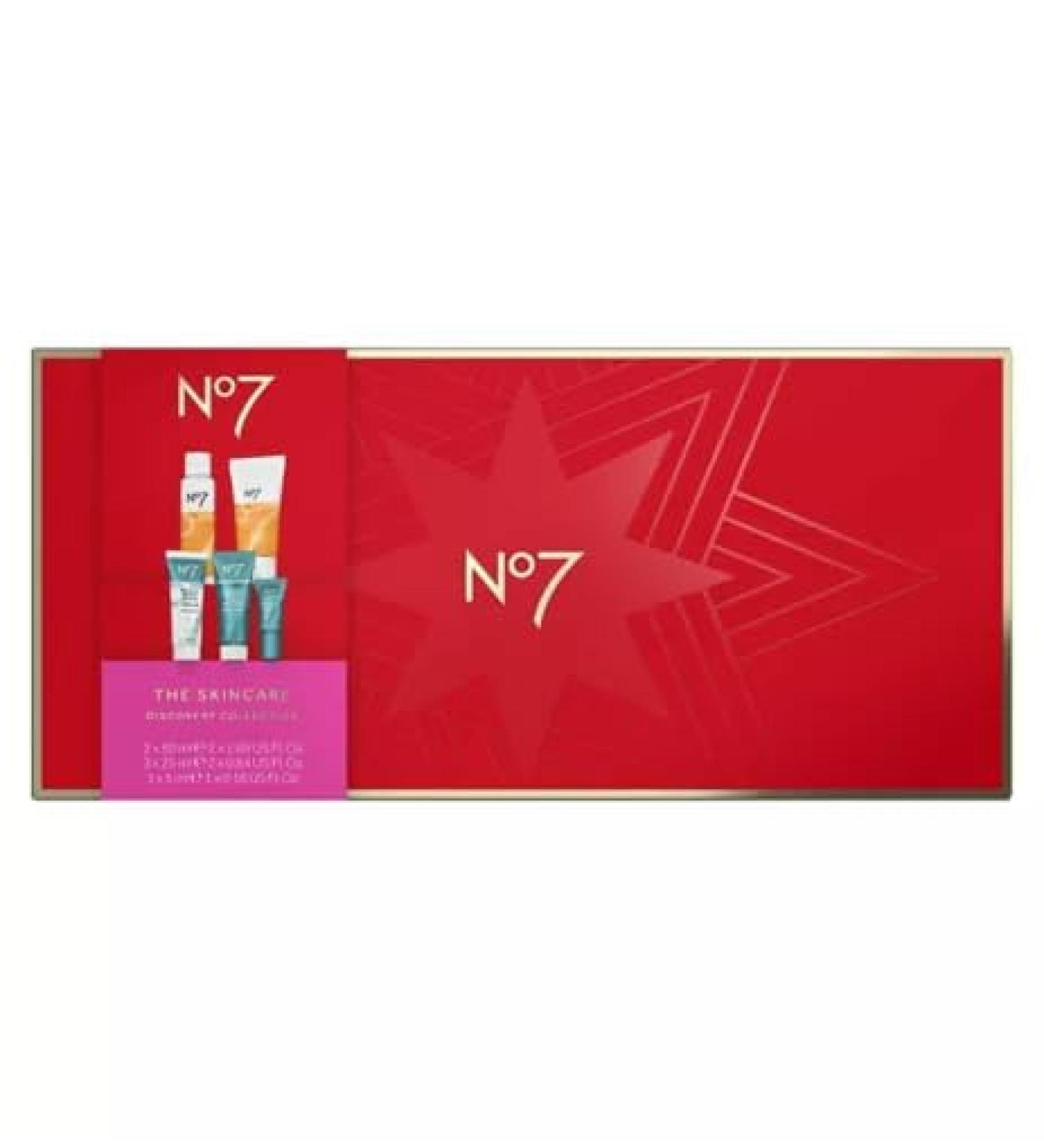 No7 The Skincare Discovery Collection Gift set + Free Merry Xmas 3D Key Rings- XMAS Gift Set Christmas Present Birthday Gift - Buy Online on GoSupps.com