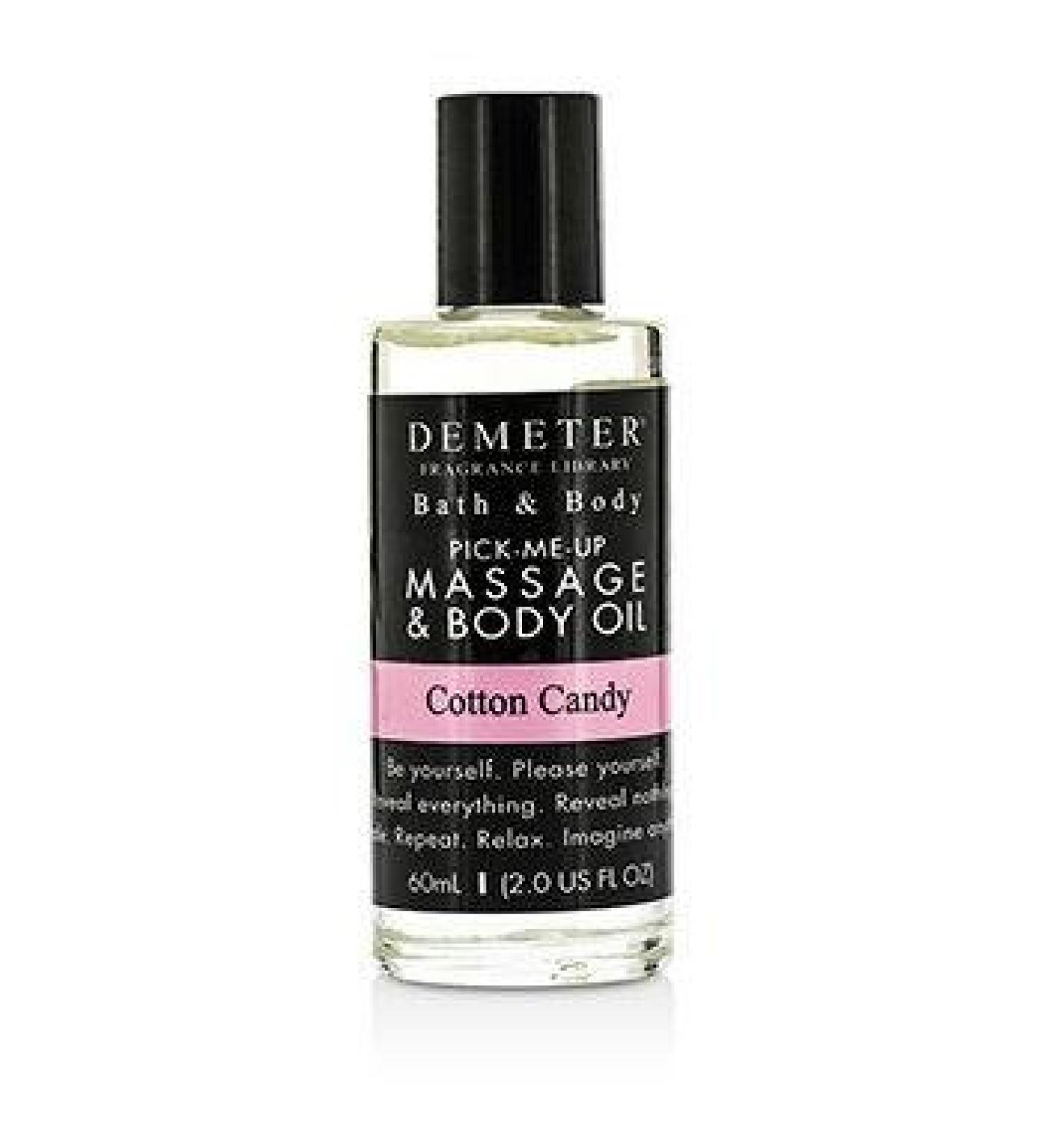 The Library of Fragrance Massage & Body Oil - Cotton Candy 60 ml