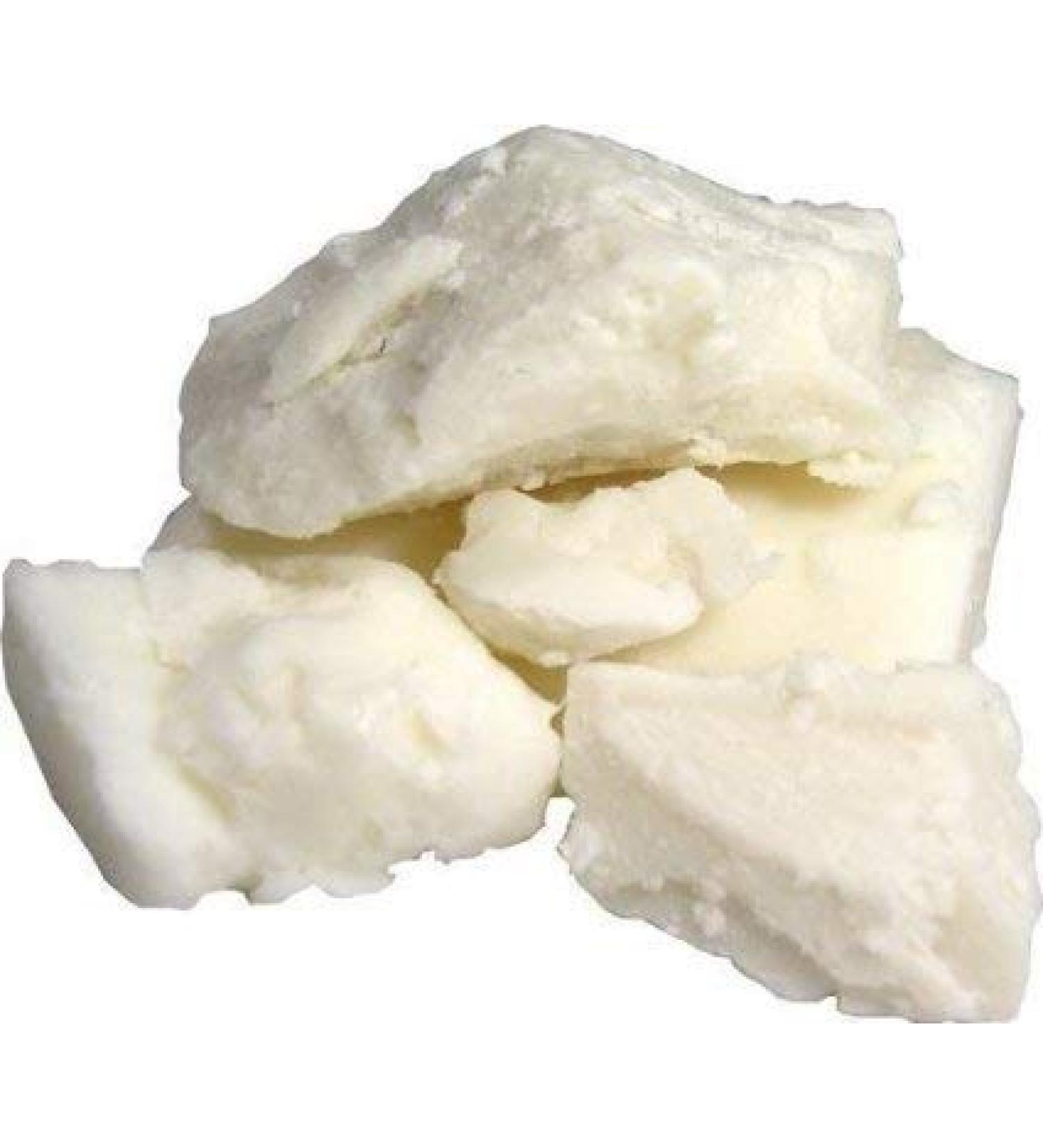 Unrefined Raw Shea Butter - 2 lb - Ivory - Ghana Africa- by Caribbean Coastal Delights