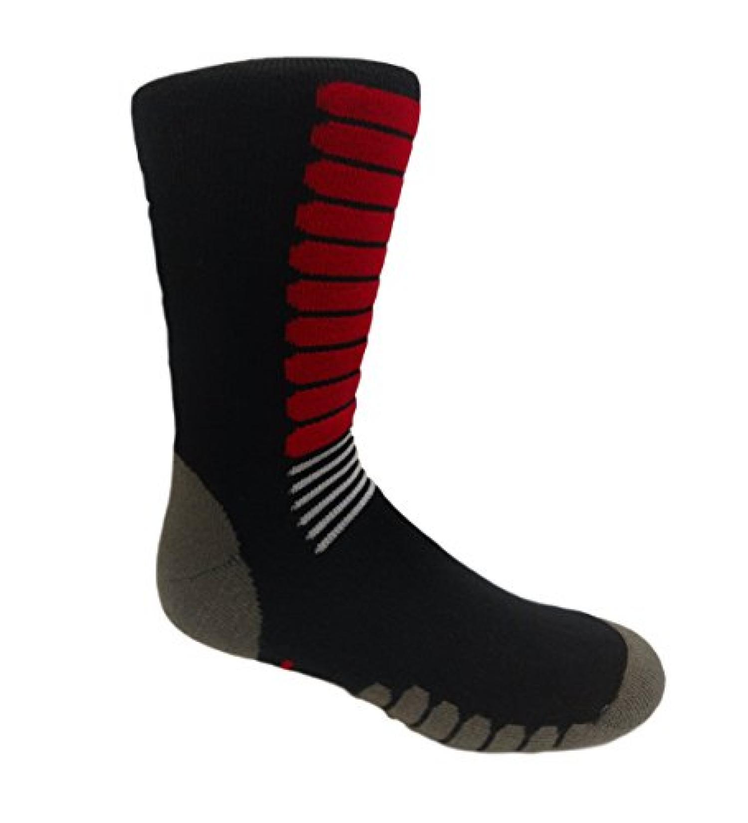 Eurosock Unisex Child Ski Supreme Ski Socks - Black/Red - X-Small - Buy Online on GoSupps.com