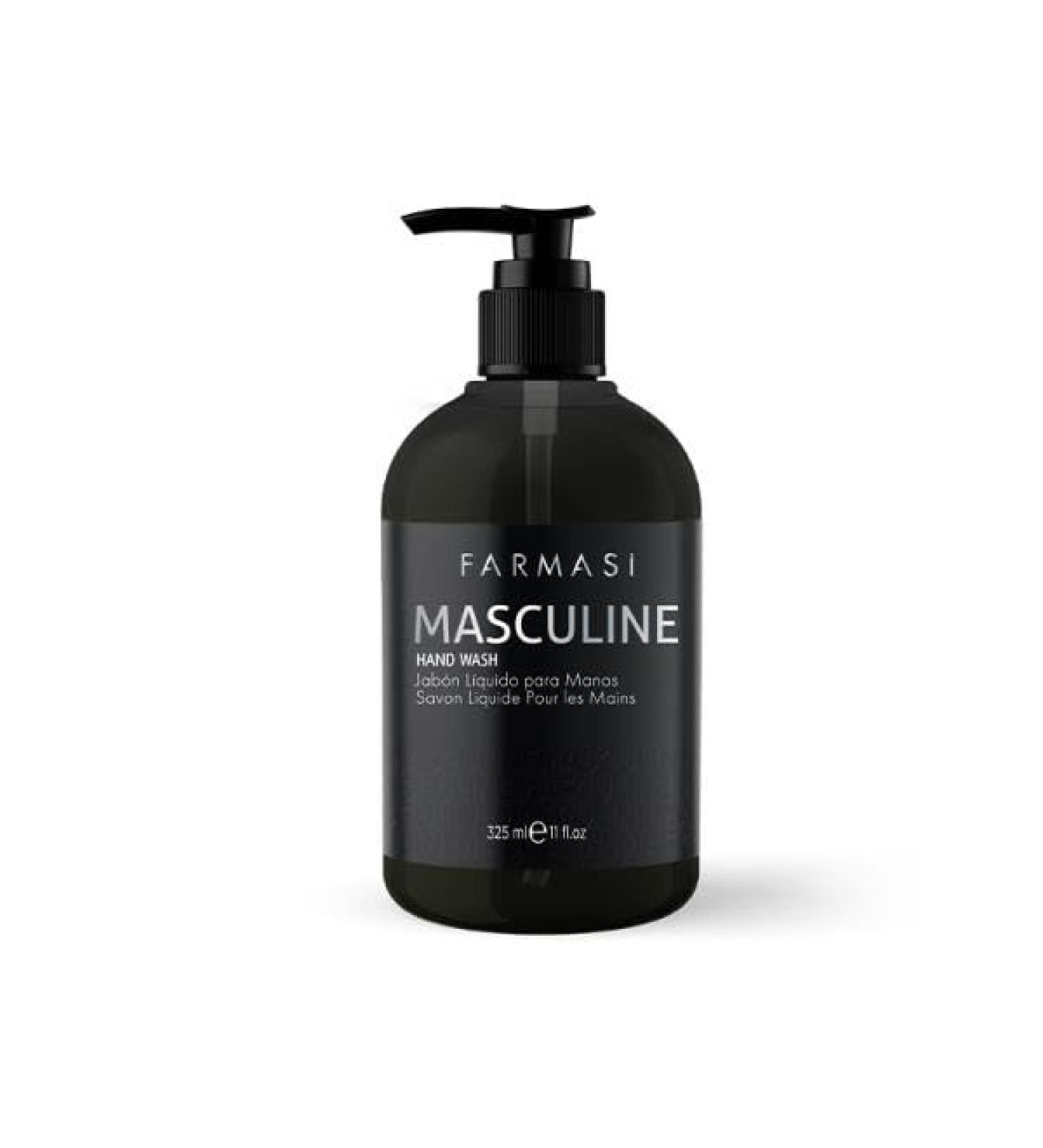 FARMASi Men's Liquid Hand Soap Masculine 325ml/10.98flOz - Moisturizing and Gentle Cleanser for All Skin Types - Refreshing Masculine Scent