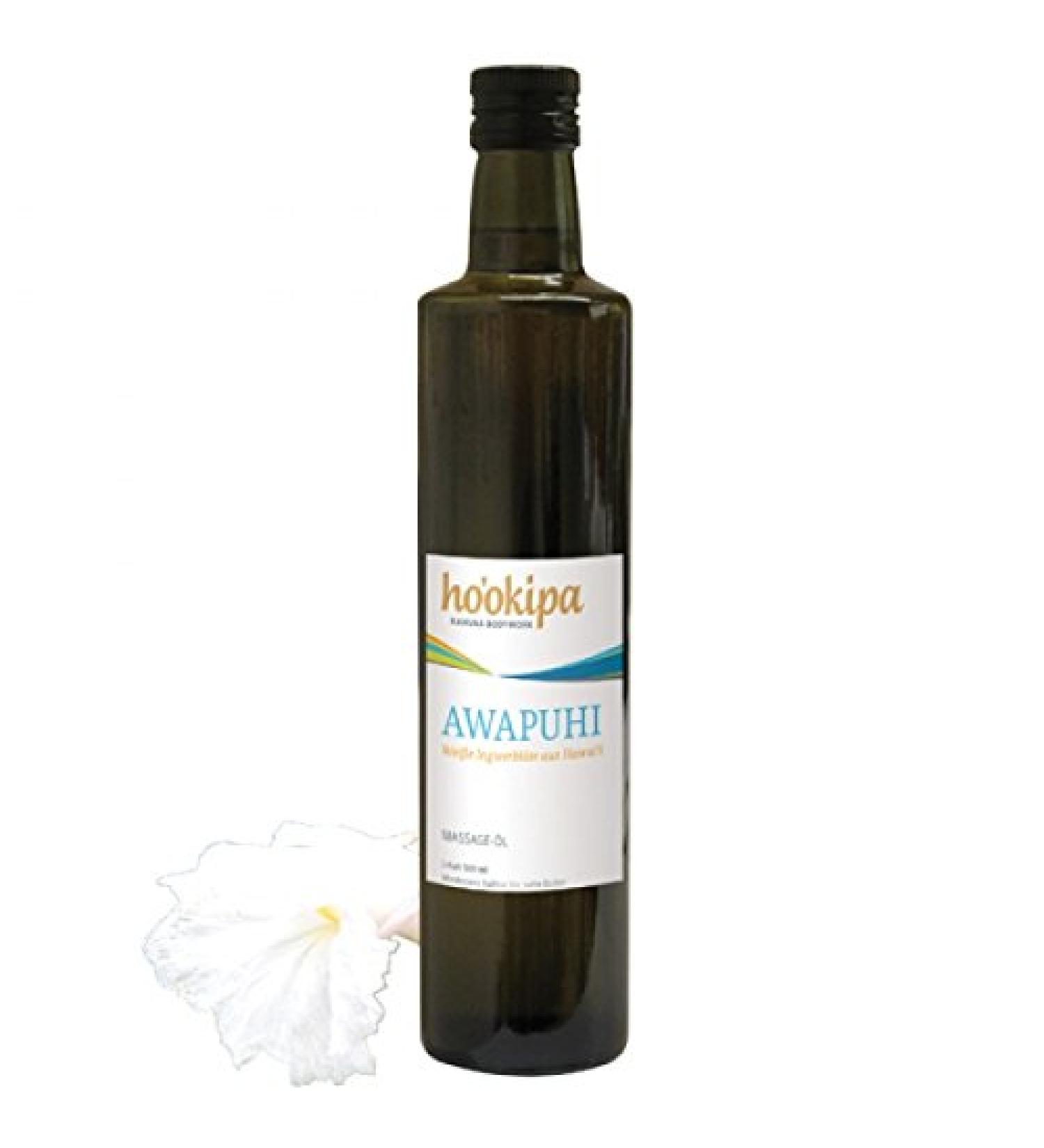 Ho'okipa Kahuna Bodywork Hawaiian Massage Oil Awapuhi 500ml