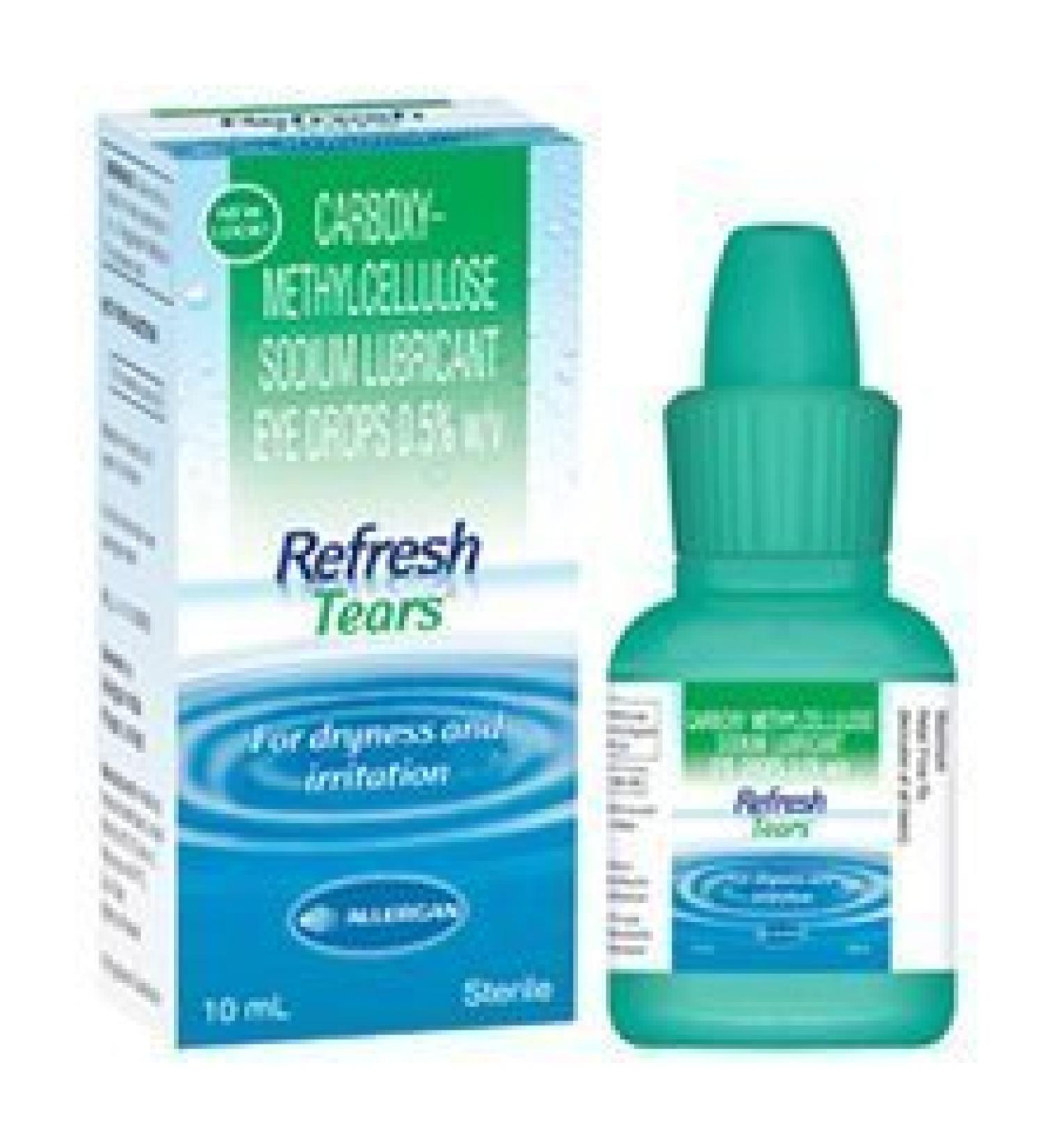 Refresh Tears Eye Drops for Dryness and Irritation 10ml (Pack of 2) - Pamherbals