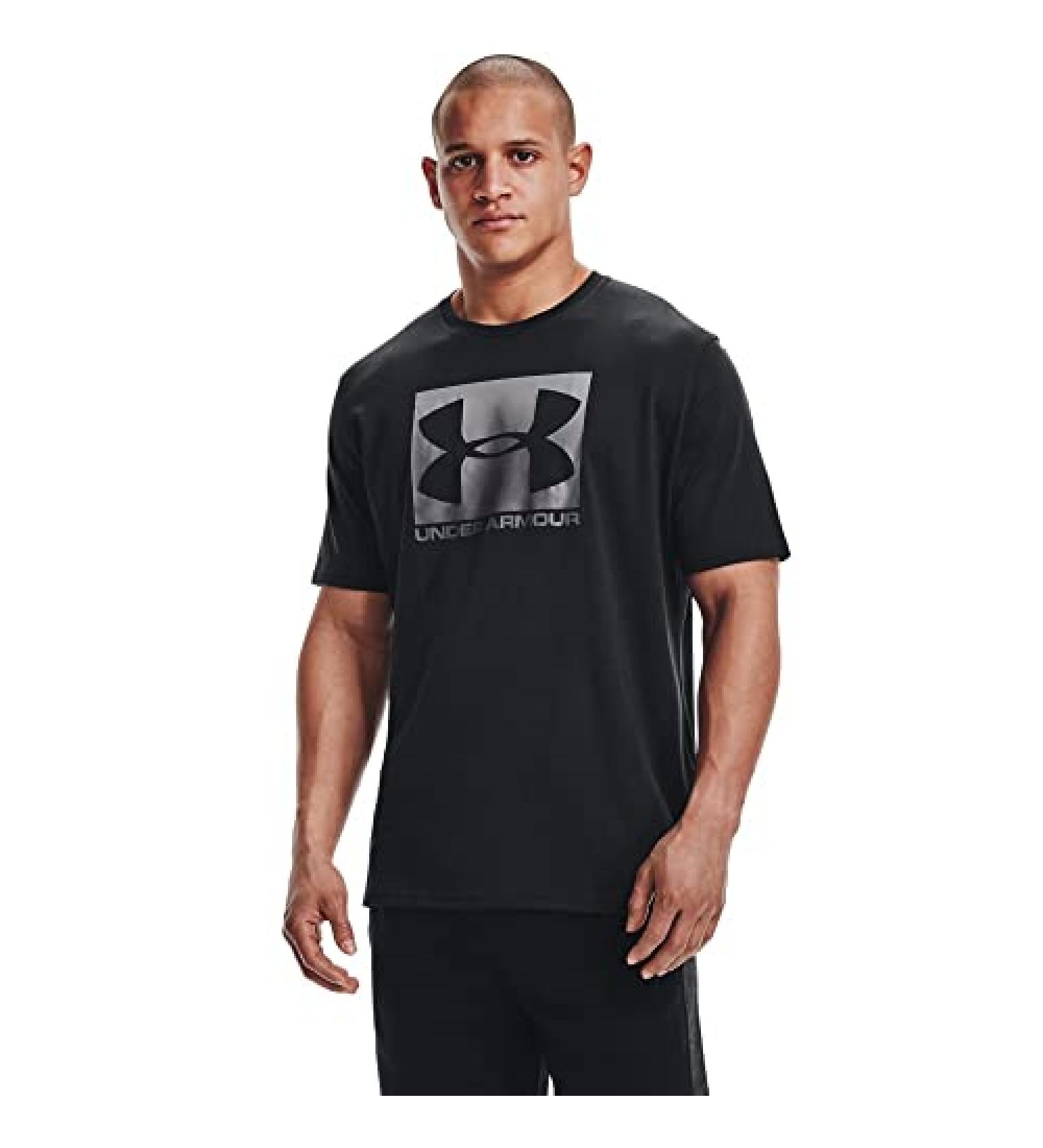 Under Armour Men's Boxed Sportstyle T-shirt Black/Graphite - Size Large - Buy Online on GoSupps.com