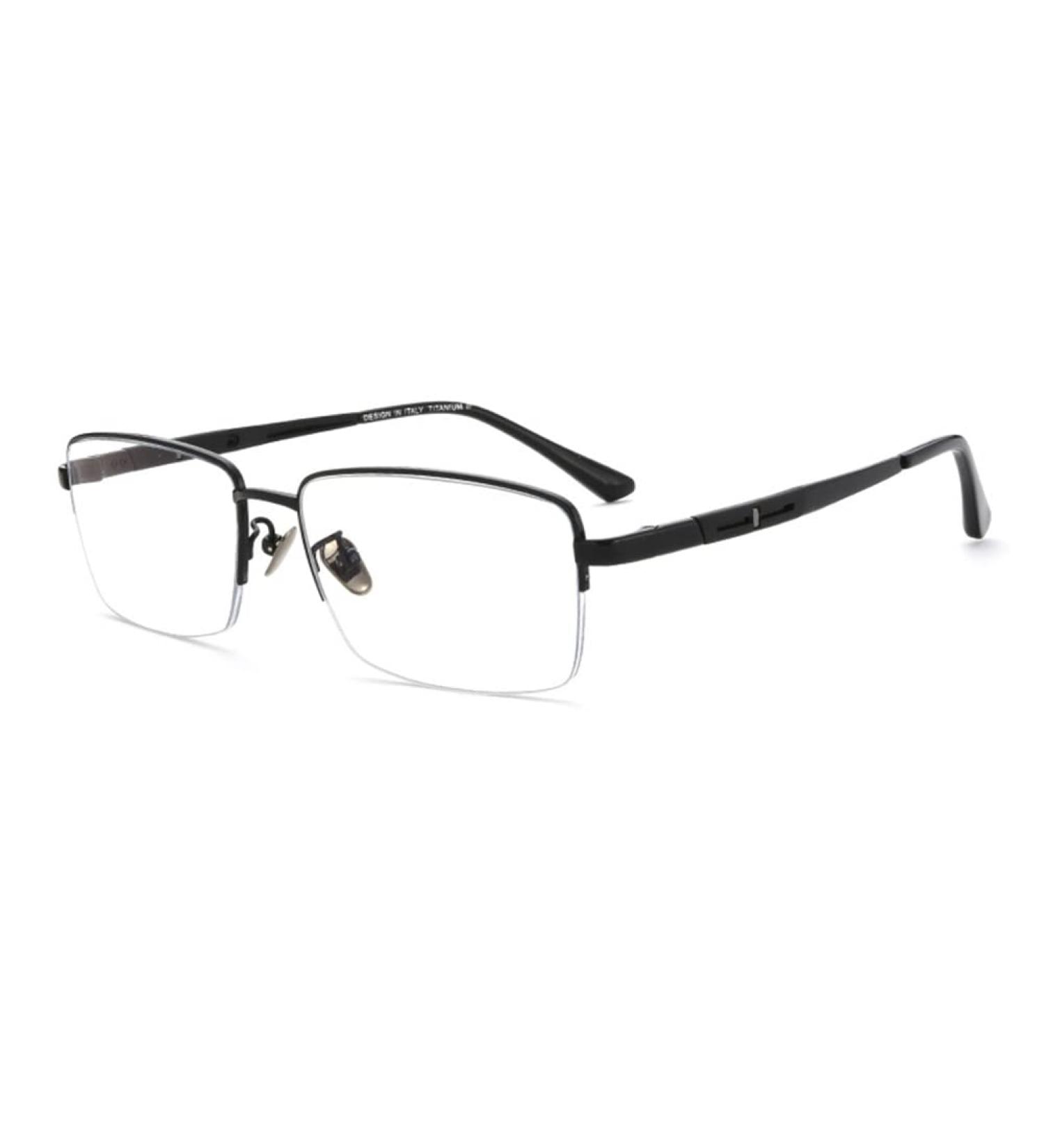 Riccie Intelligent Men's Glasses | Pureitan Varifocus Anti-Blue Presbyopia Glasses | HD Aspherical Resin Readers +1.0 to +3.0 - Buy Online on GoSupps.com