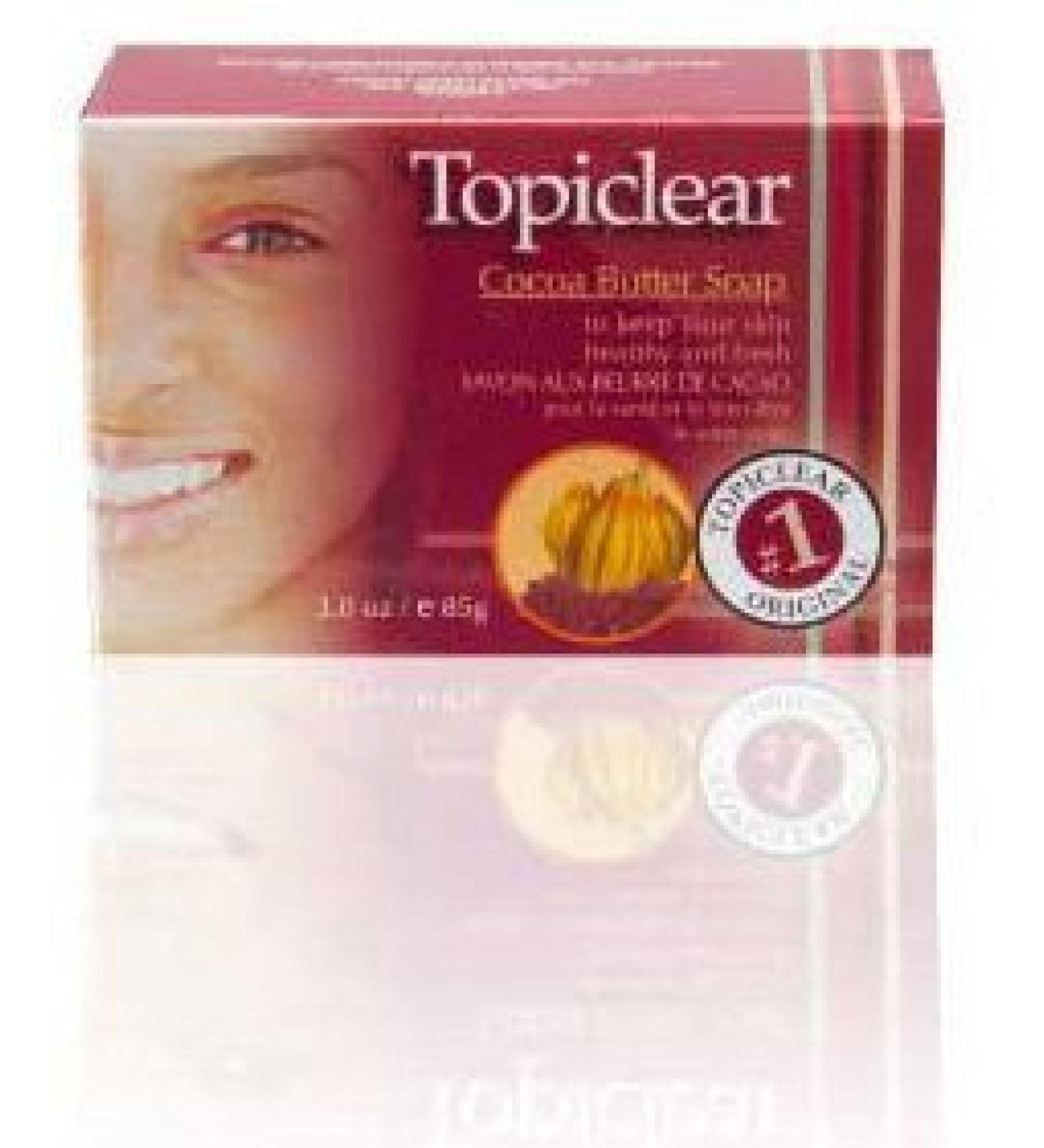Topiclear Cocoa Butter Soap. 3.0 Oz