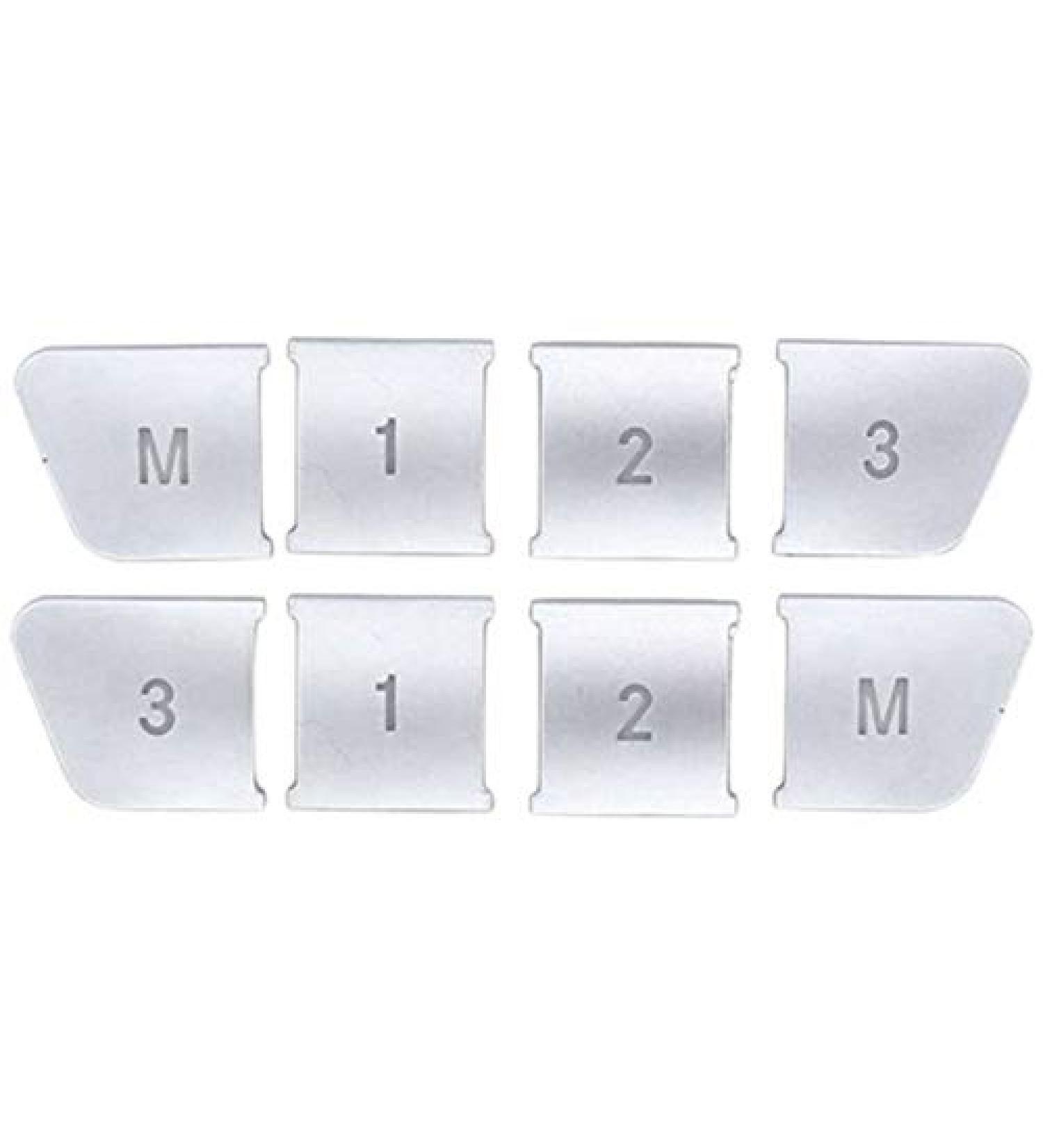 Adjust Memory 1 2 Button Cover Sitckers for GLA CLA ML C E - Buy Online on GoSupps.com
