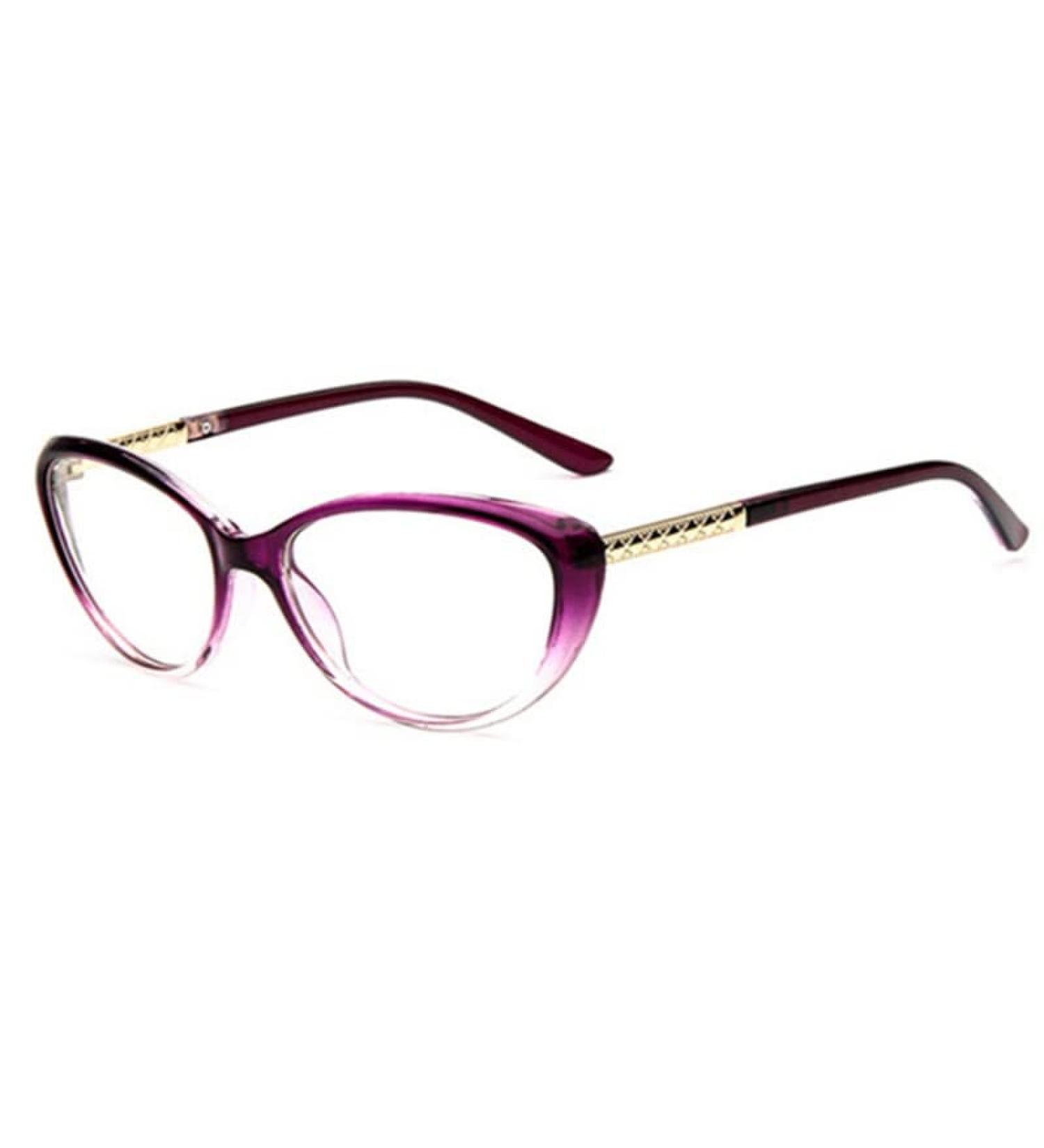 PARWANA Anti Glare Reading Glasses - Unbreakable Computer Readers for Men & Women - +0.00 Purple Flat Light Mirror Presbyopic Glasses - International Shipping Available - Buy Online on GoSupps.com