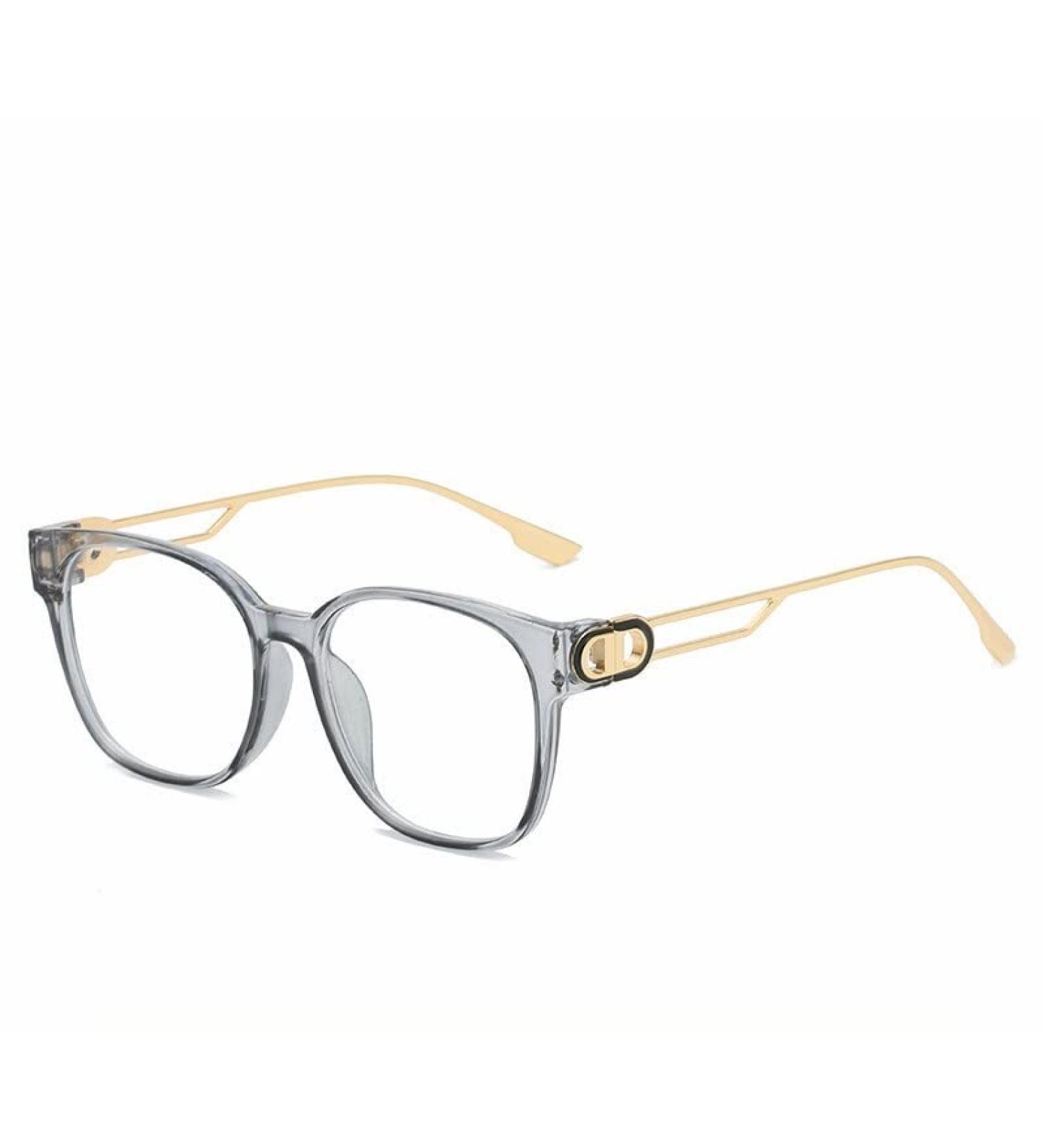 PARWANA Large Anti UV Blue Light Blocking Reading Glasses for Men & Women - Fashionable Flat Light Mirror +350 Gray - Buy Online on GoSupps.com