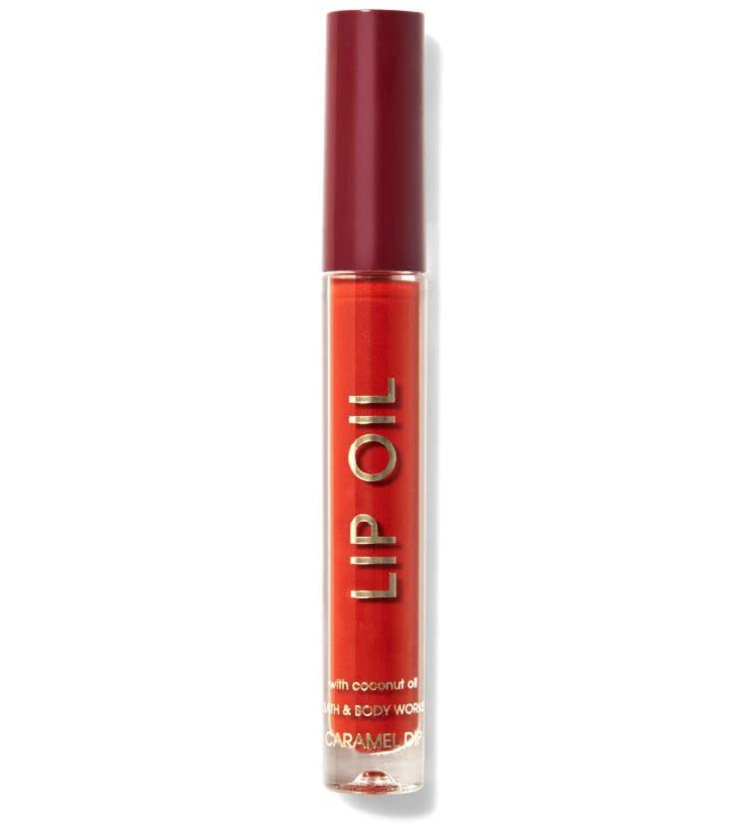 Bath & Body Works Lip Oil with Coconut Oil - Caramel Dip