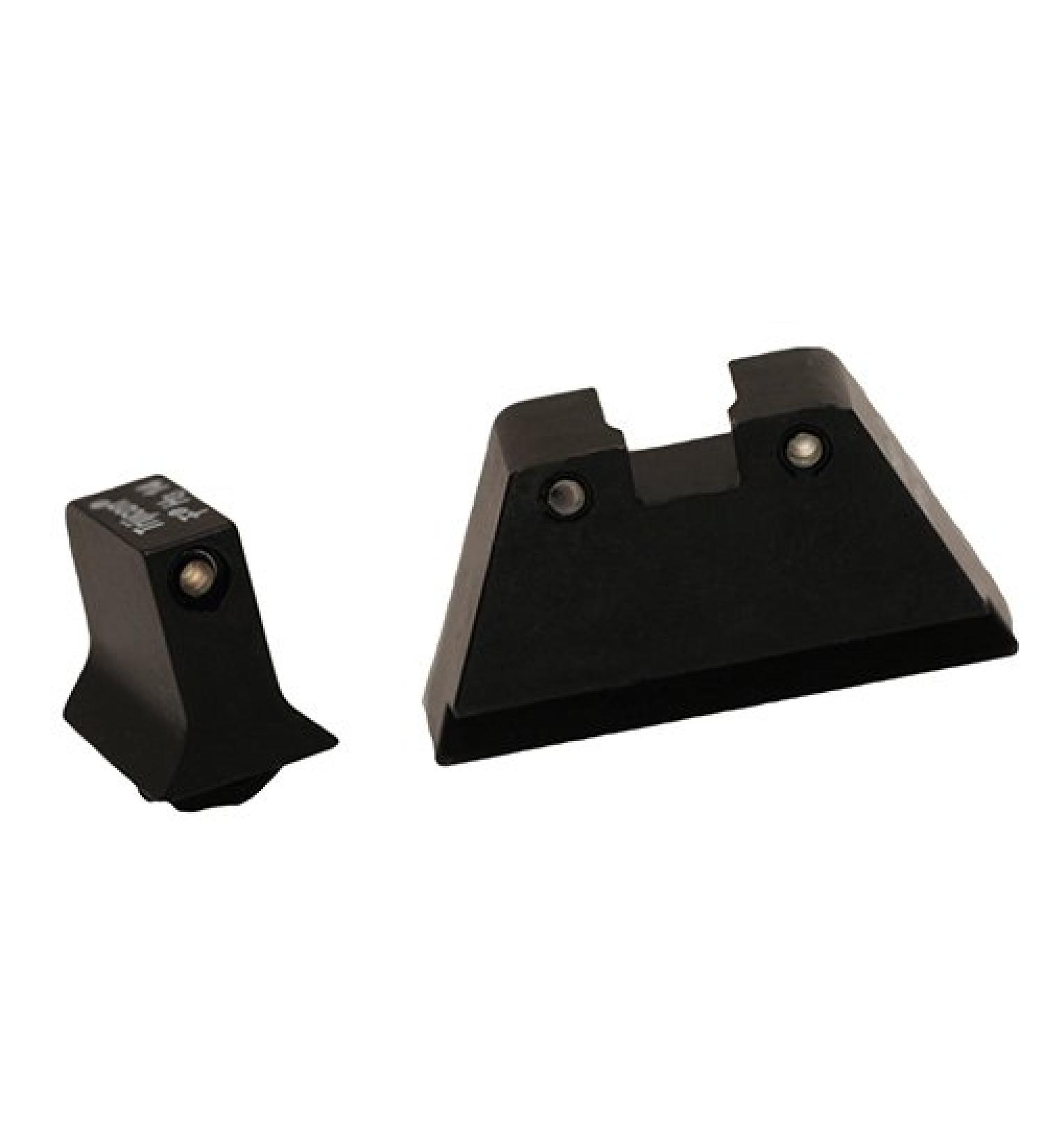 Trijicon GL204-C-600698 Bright & Tough Night Sight Suppressor Set  Glock 20/21/29/30/36/40/41  black Front/ black Rear with Green Lamps - Buy Online on GoSupps.com