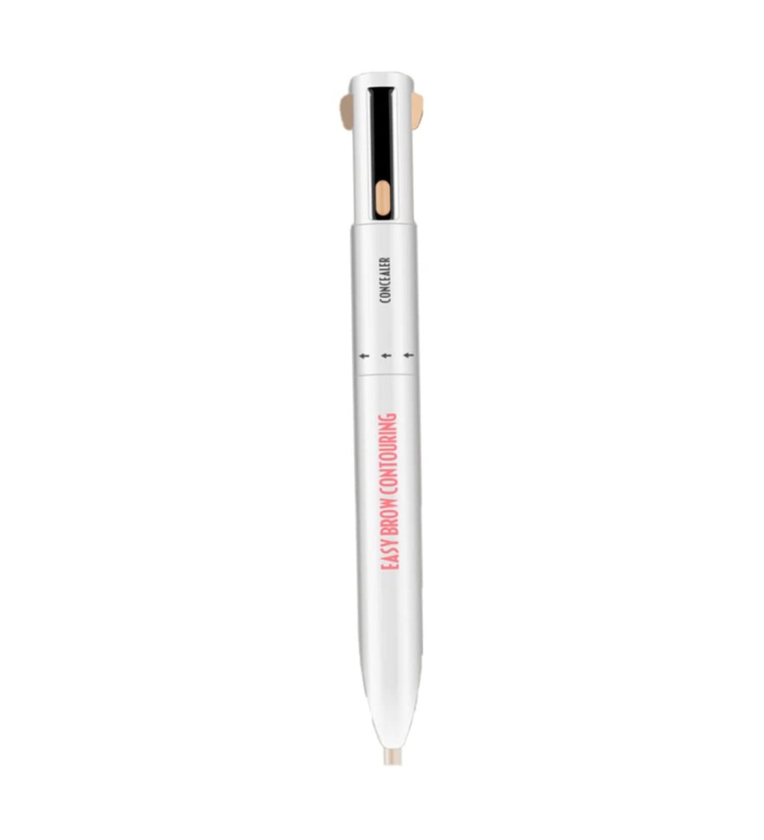 Eyebrow Contour Pen 4 in 1 Long Lasting Rotate Defining Highlighting Brow Pencil Makeup Tool Blonde 1# Blonde - Buy Online on GoSupps.com