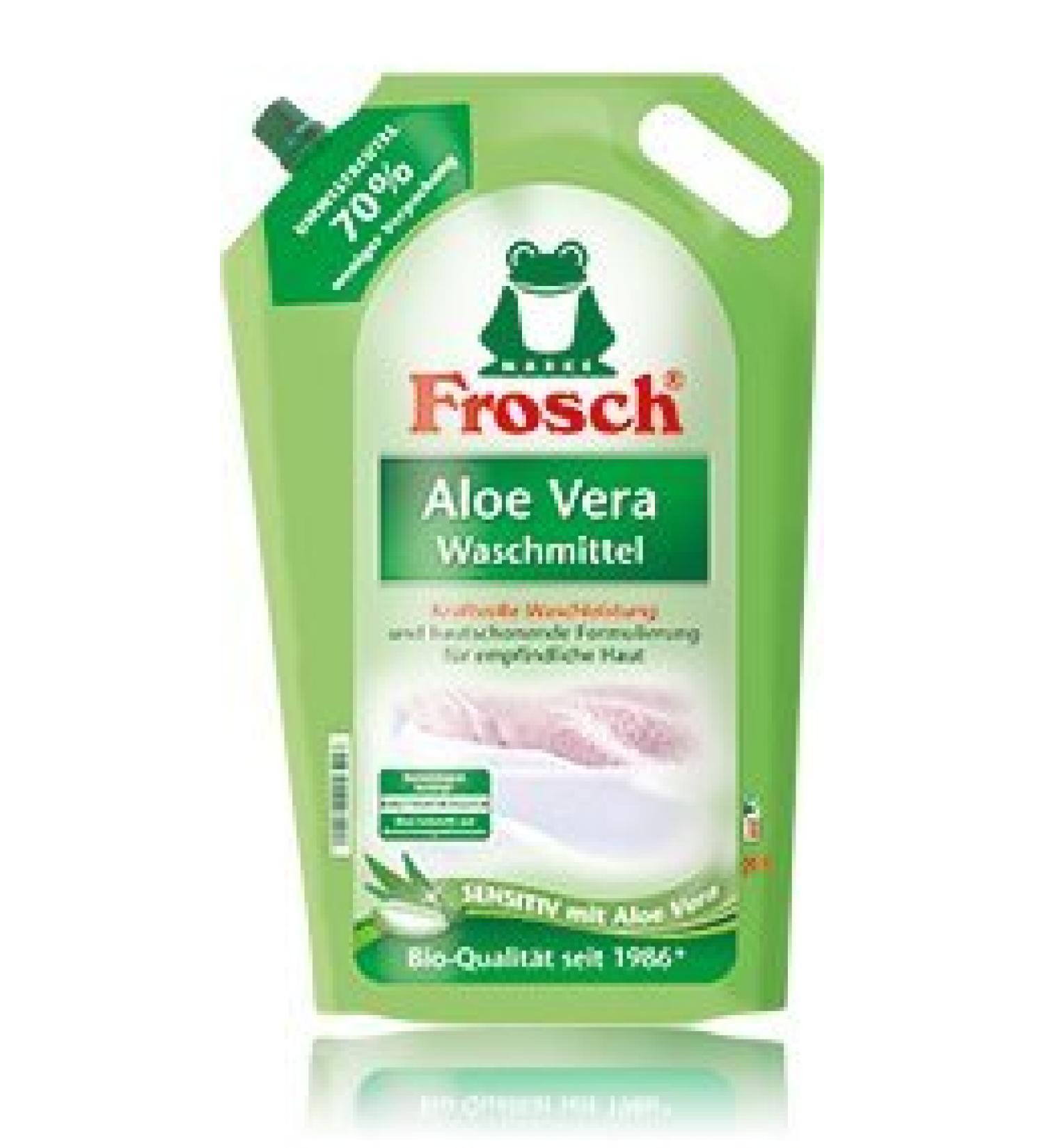 Frosch Aloe Vera - liquid detergent pack of 2 (2 x 1.8 l) 1.8 l (pack of 2)