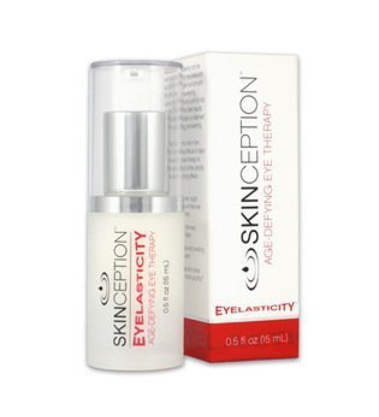 2 Bottles of Eyelasticity Age Defying Eye Therapy Wrinkle Cream Anti Aging by Skinception by Skinception