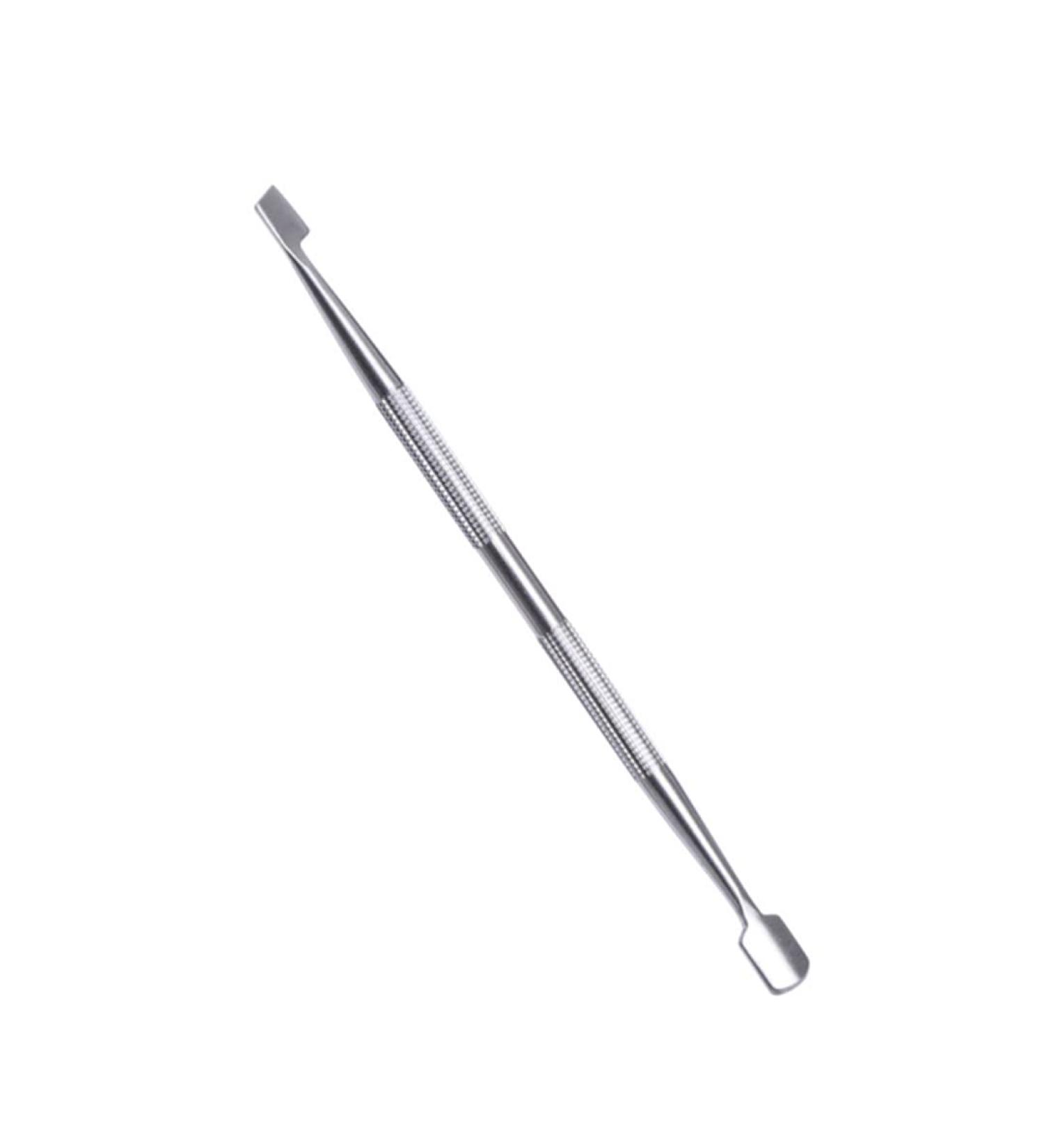 1Pcs Double-Ended Stainless Steel Cuticle Pusher Dead Skin Push Remover For Pedicure Manicure Nail Art Cleaner Care Tool 22