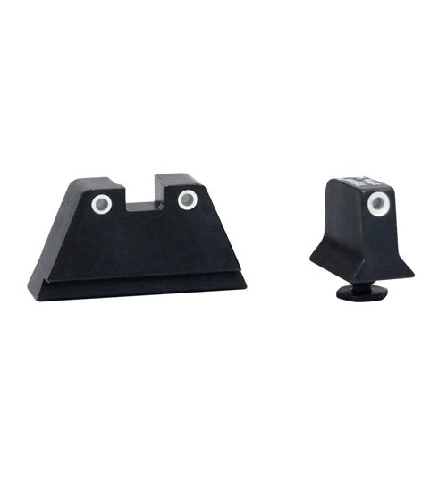 Trijicon GL204-C-600689 Bright & Tough Night Sight Suppressor Set  Glock 20/21/29/30/36/40/41  White Front/ White Rear with Green Lamps - Buy Online on GoSupps.com