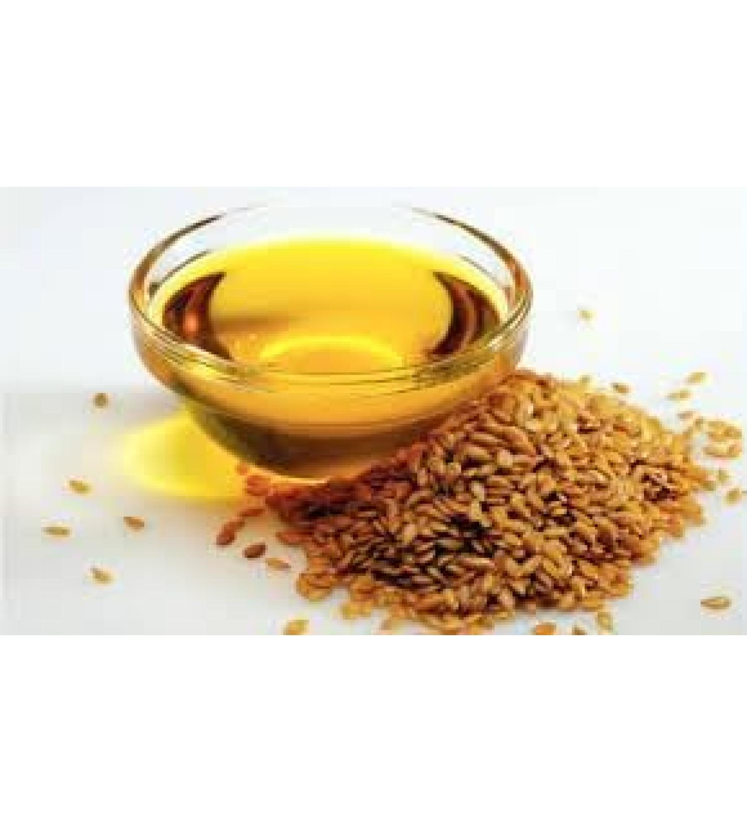 Flax Seed Oil (Alsi Tel) | 100% Cold Pressed Pure & Natural | 100 ml by Healing Herbs - Buy Online on GoSupps.com