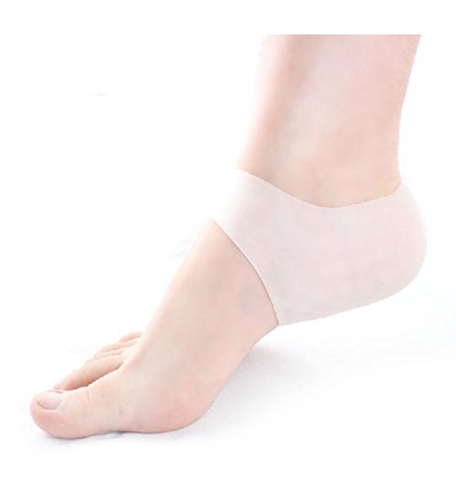 Silicone Gel Heel Protector Socks - Ultimate Cushion for Heel Spurs & Foot Care - Buy Online on GoSupps.com
