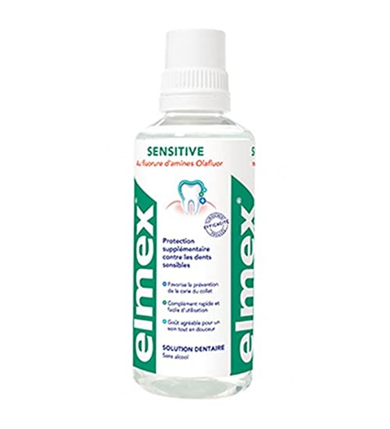 Elmex Sensitive Dental Solution 400ml (pack of 3)