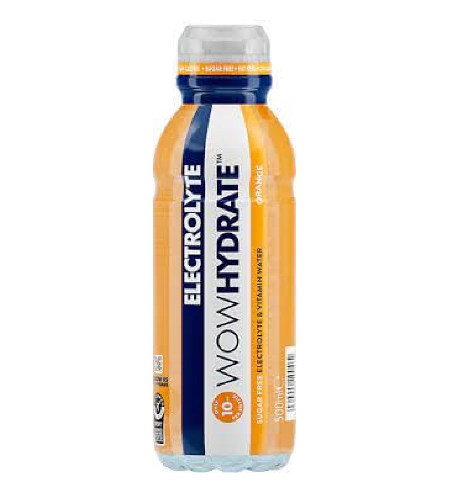 WowHydrate Protein Pro 12x500ml (Orange (Electrolyte))