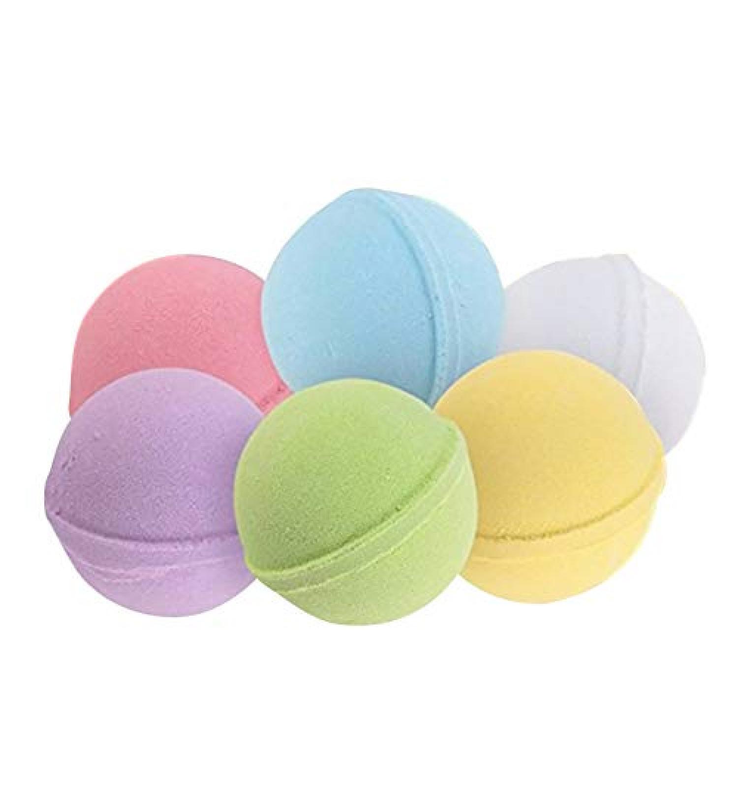 6pcs Colorful Bath Bombs Kit Organic and Natural Bubble Ball Essential Oil Moisturize Dry Skin