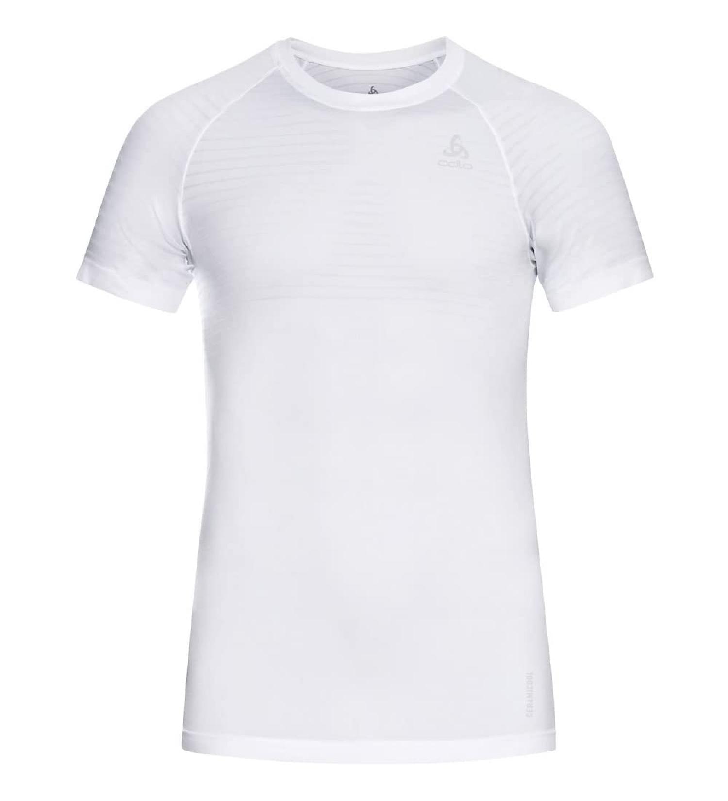 Odlo Men's Performance X-Light Eco Short Sleeve Shirt - Functional Underwear XXL White for Optimal Comfort & Breathability - Buy Online on GoSupps.com
