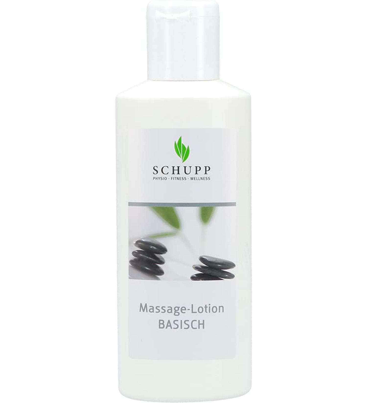 Schupp Massage Lotion Basic 200ml - Premium Massage Cream for Optimal Sliding Skin Balance & Acid-Base Support - Made in Germany - Buy Online on GoSupps.com