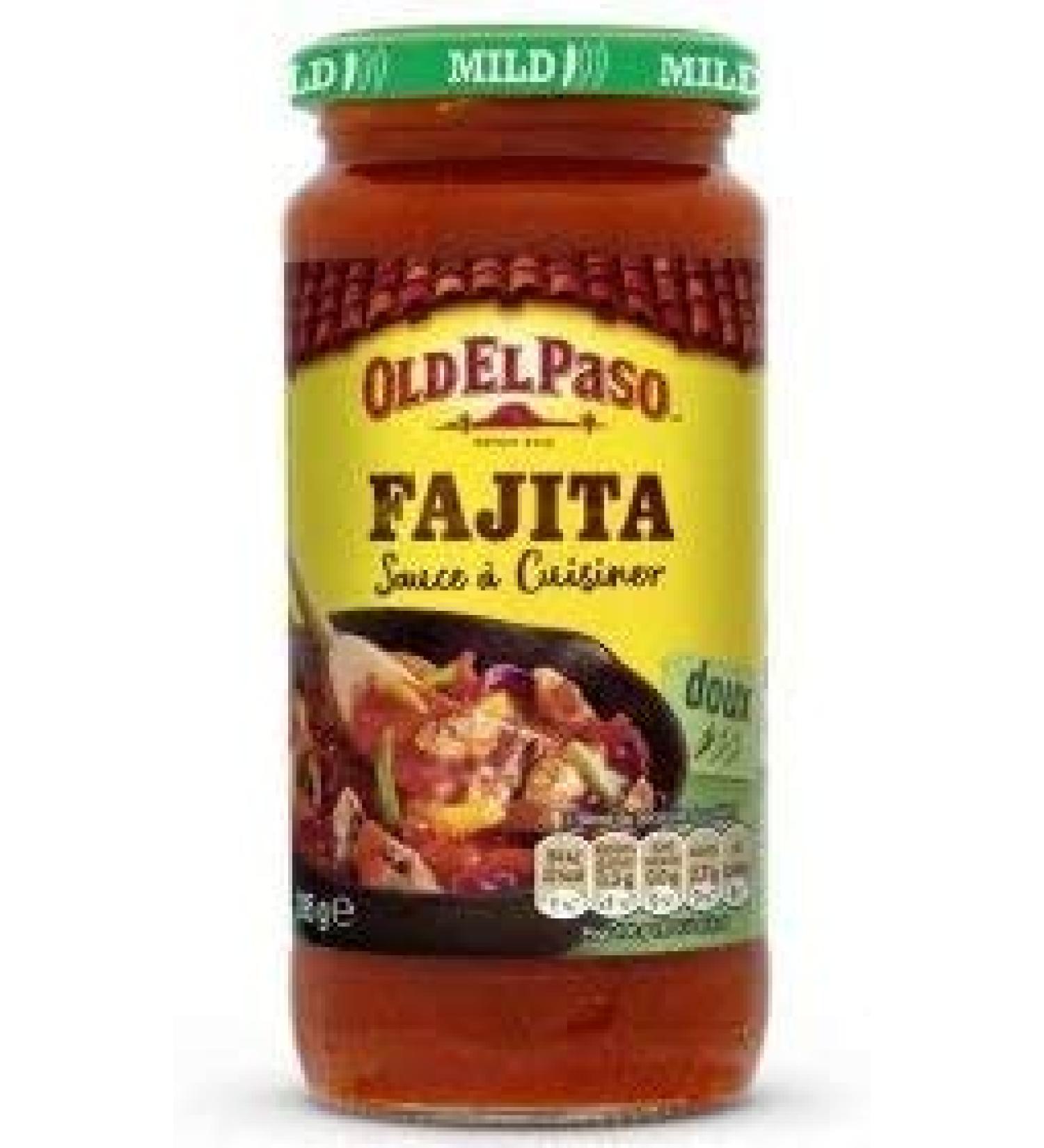 OLD EL PASO - Cooking Sauce For Fajitas 395G - Pack Of 4 - Free Delivery