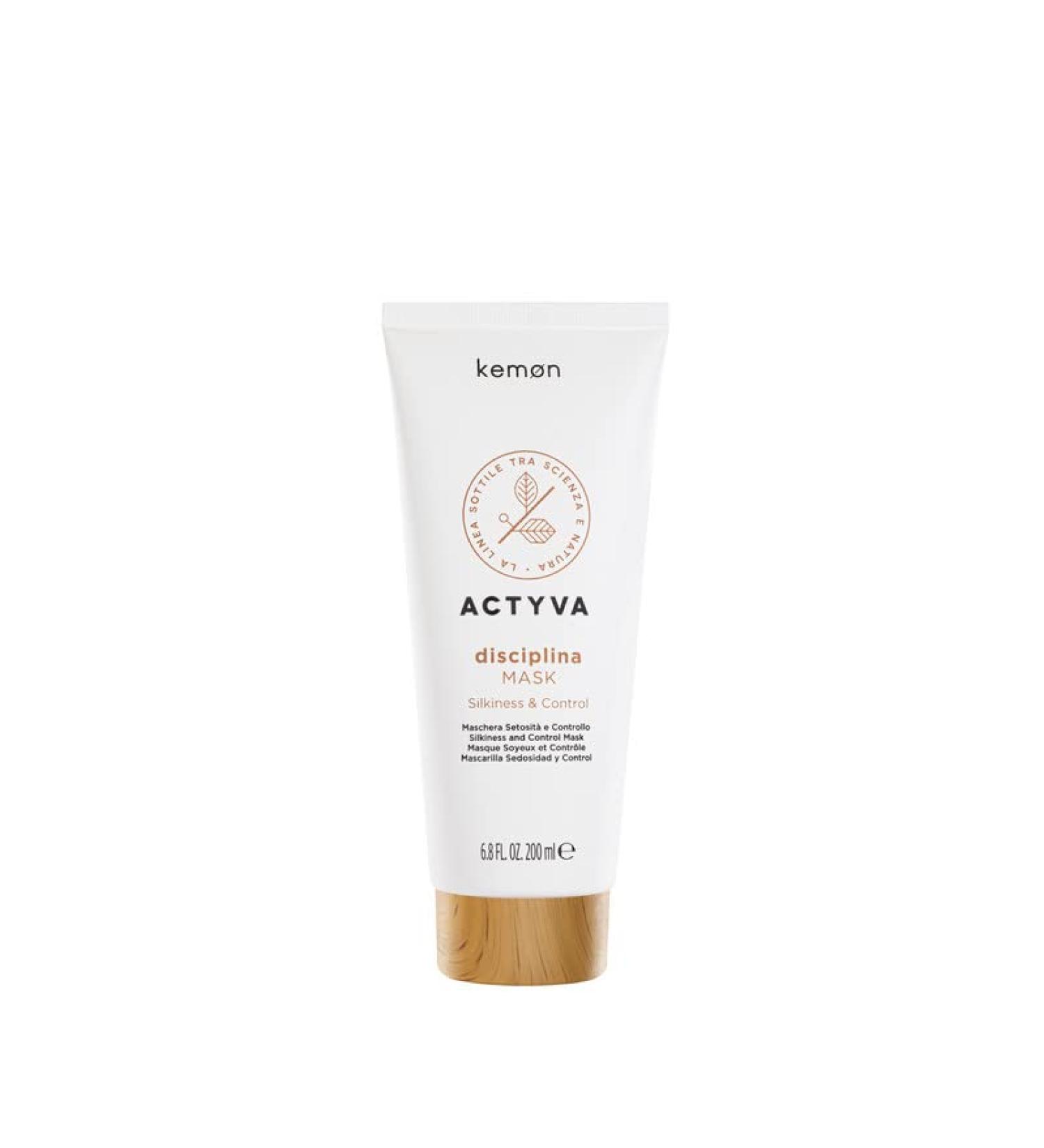 Kemon Actyva Disciplina Hair Mask 200ml - Hydrating Hair Treatment - Buy Online on GoSupps.com
