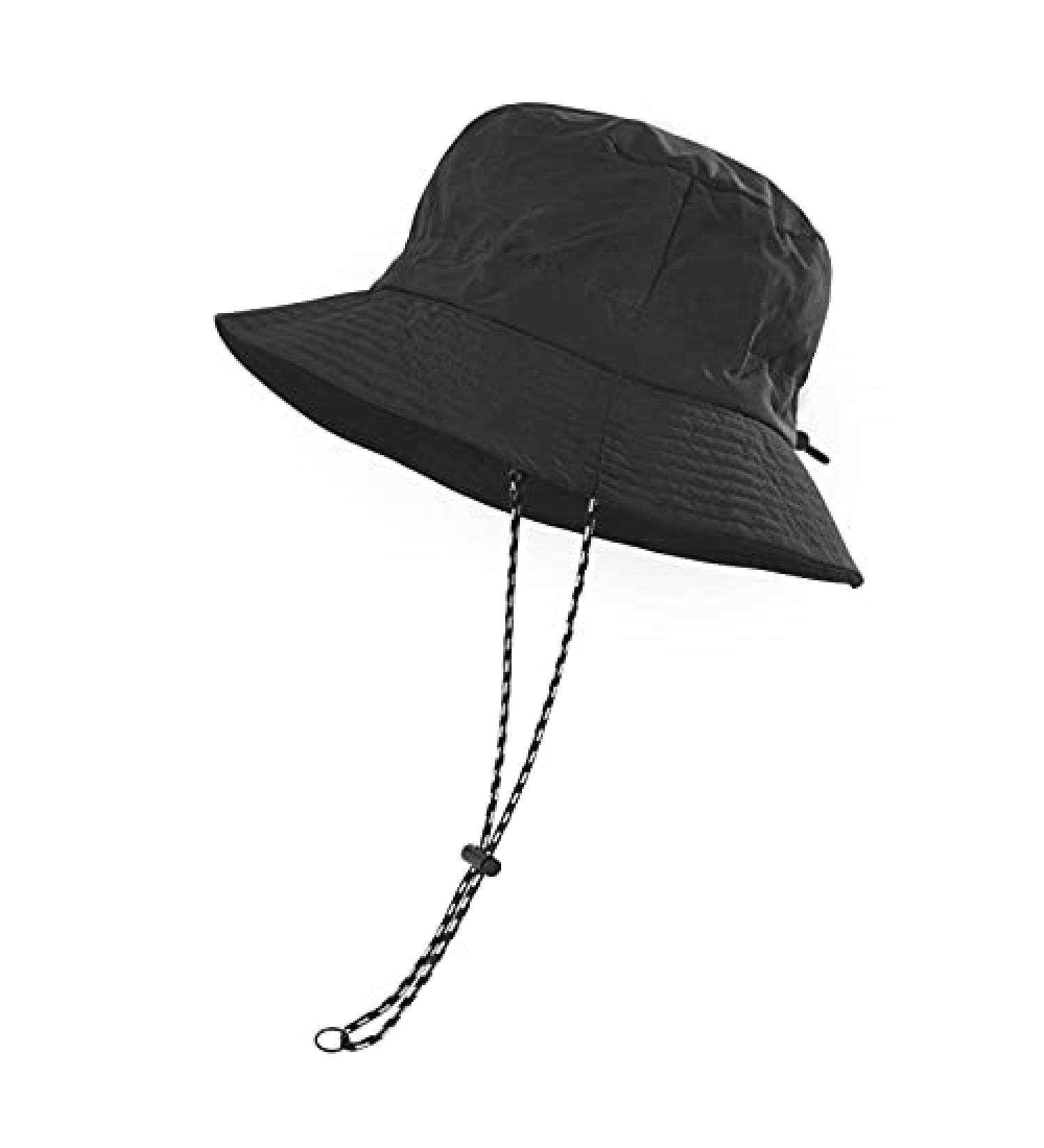 FEICUI Quick Dry UV Protection Bucket Hat - Black | Men Women Outdoor Boonie Hat - Buy Online on GoSupps.com