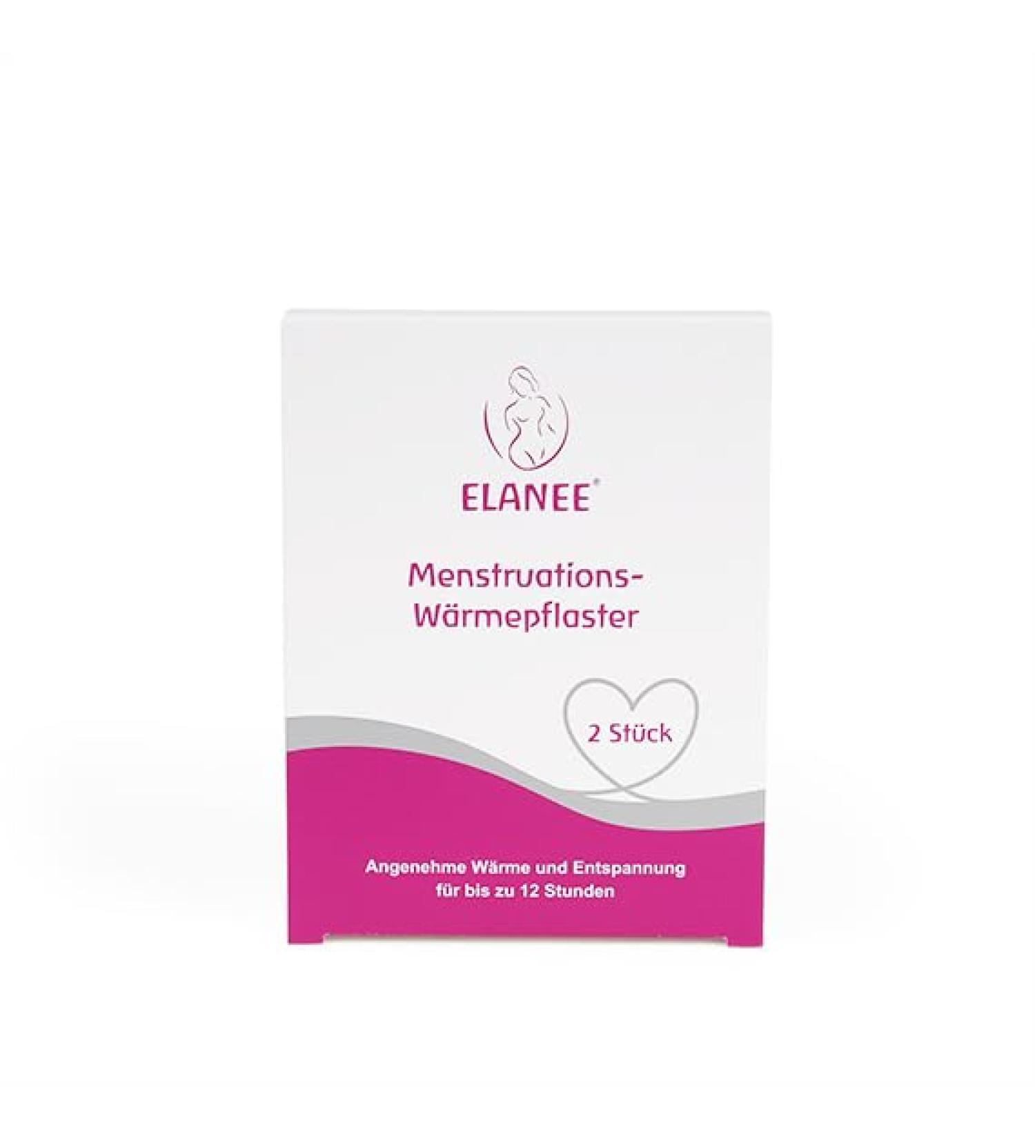 Elanee Menstrual Heat Patch - 12 Hours of Soothing Warmth & Relaxation | Skin-Friendly Oxygen Activated - 2 Pieces (734-00) - Ideal for Period Relief - Buy Online on GoSupps.com