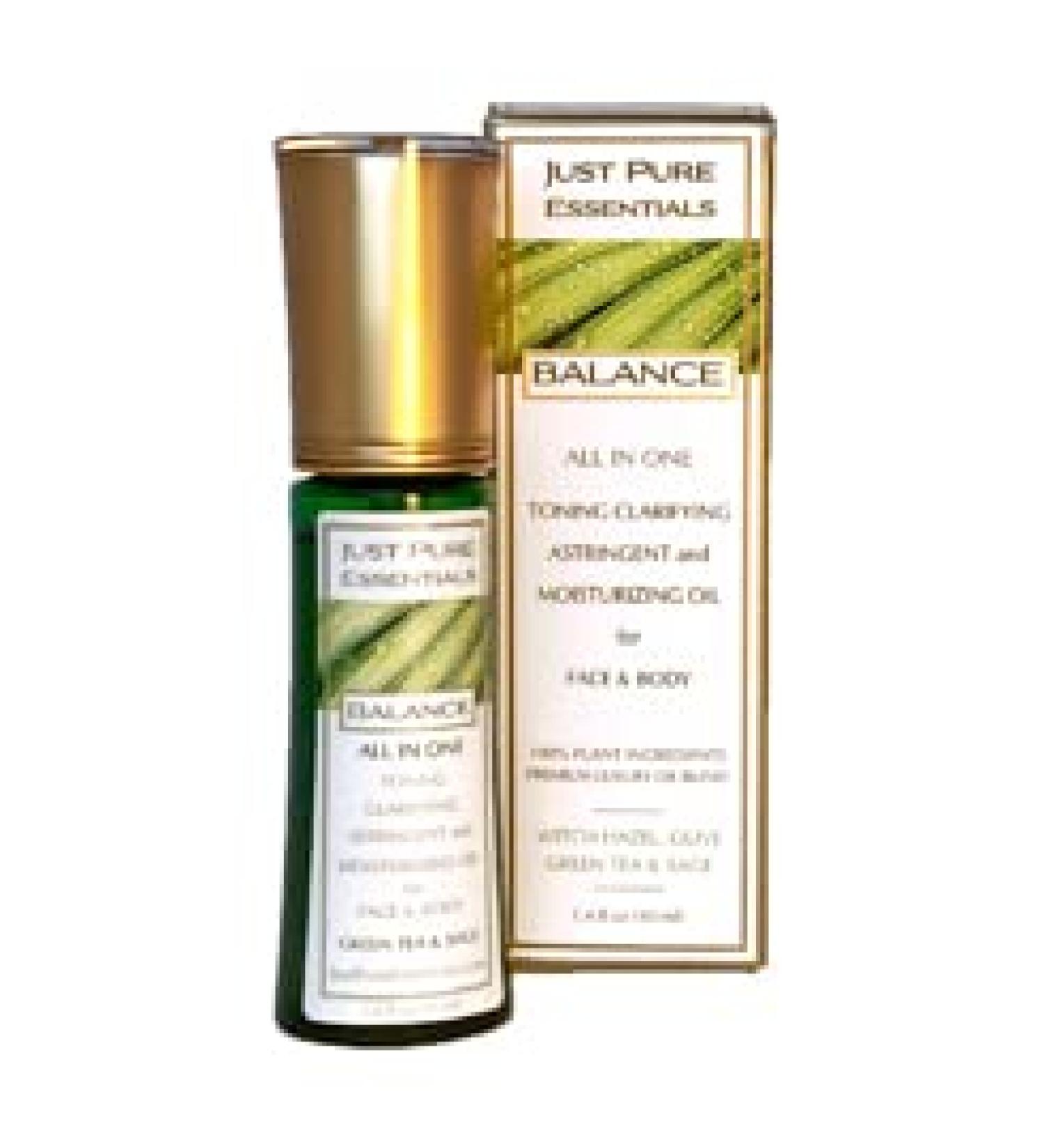 Just Pure Essentials (Just...Love) Balance-Toning Clarifying Astringent & Moisturizing Oil 1.4 OZ