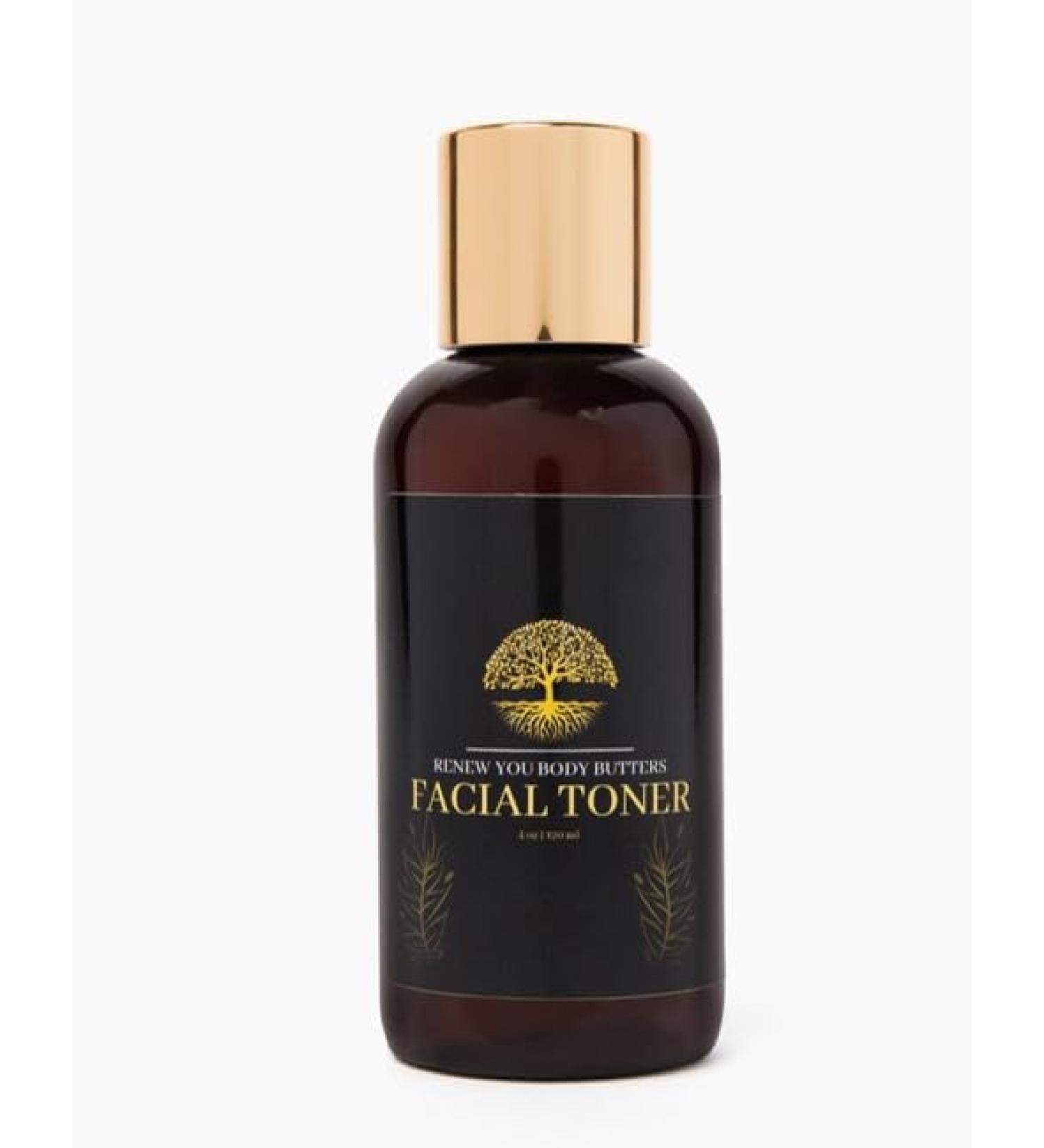 Witch Hazel & Rose Oil Facial Toner - Alcohol-Free Deep Hydration & Soothing for All Skin Types - 4 Oz - Buy Online on GoSupps.com