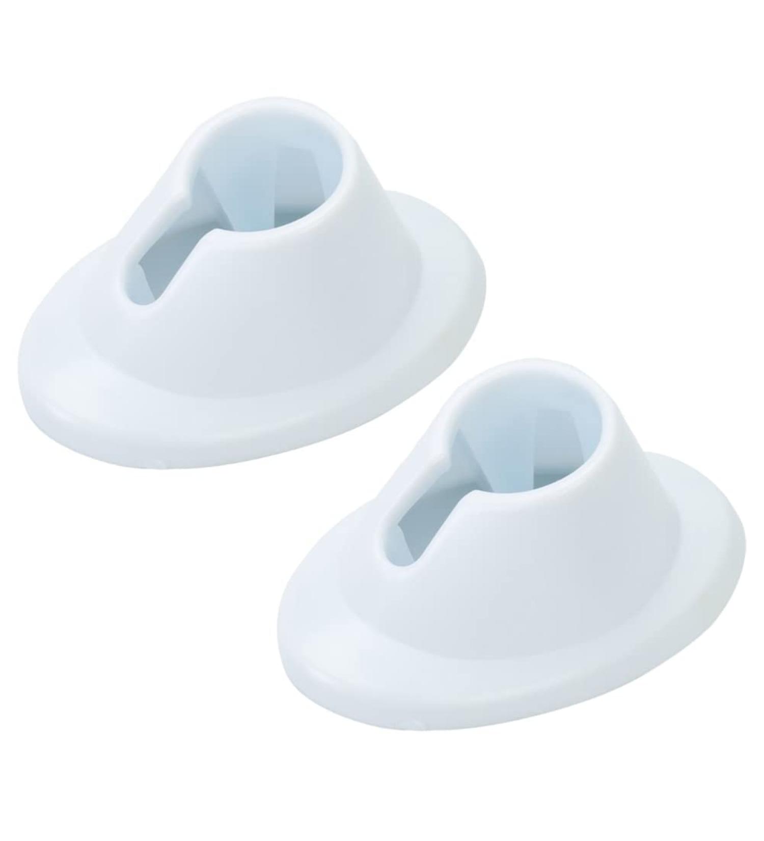 Nail Art Display Stand - 2pcs White Nail Polish Bottle Holder for Manicure Organizing - Buy Online on GoSupps.com