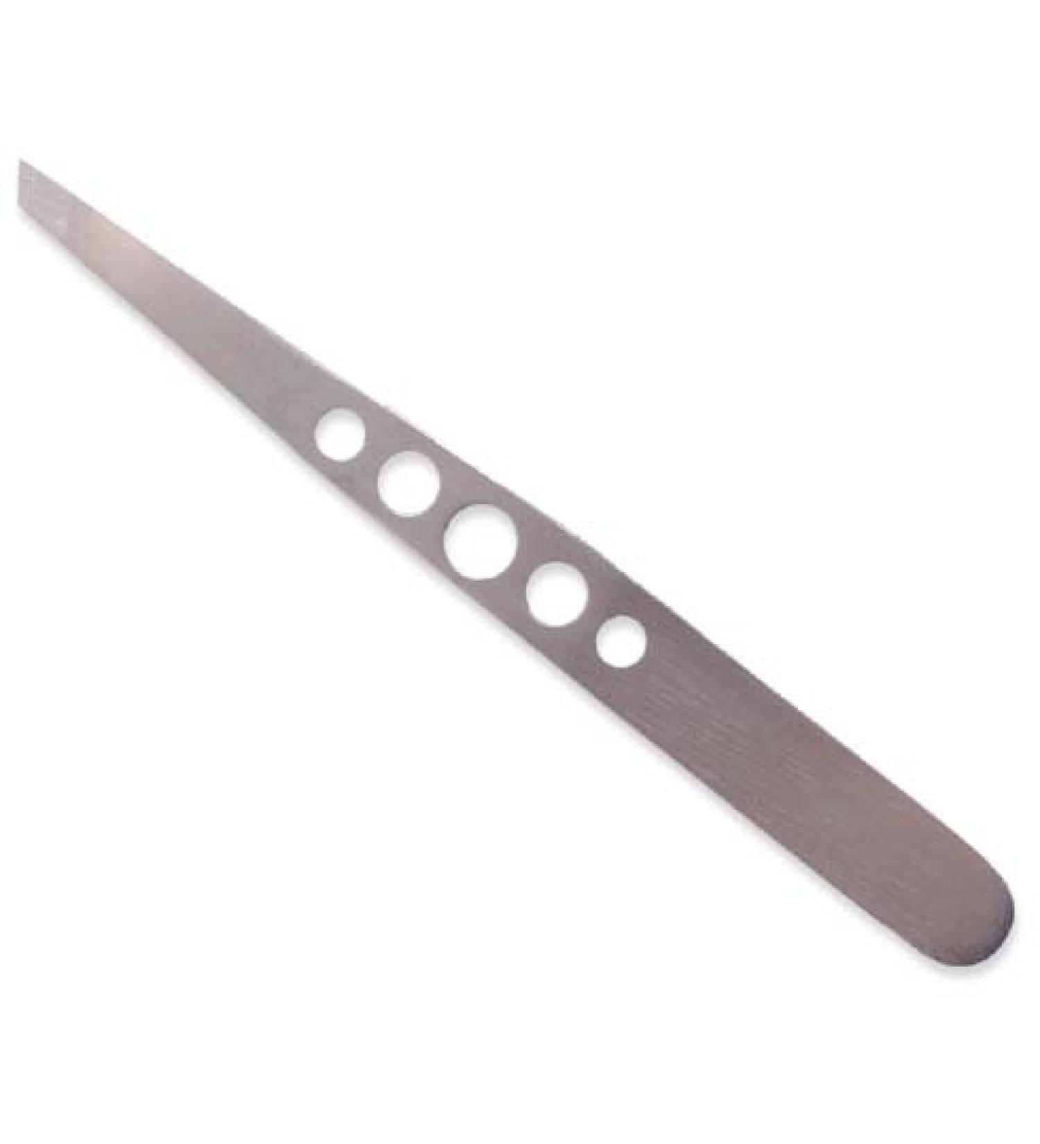 ERLINDA - Twiggie Design Pro - tweezers slanted 9.5 cm stainless steel sat design version sterilizable