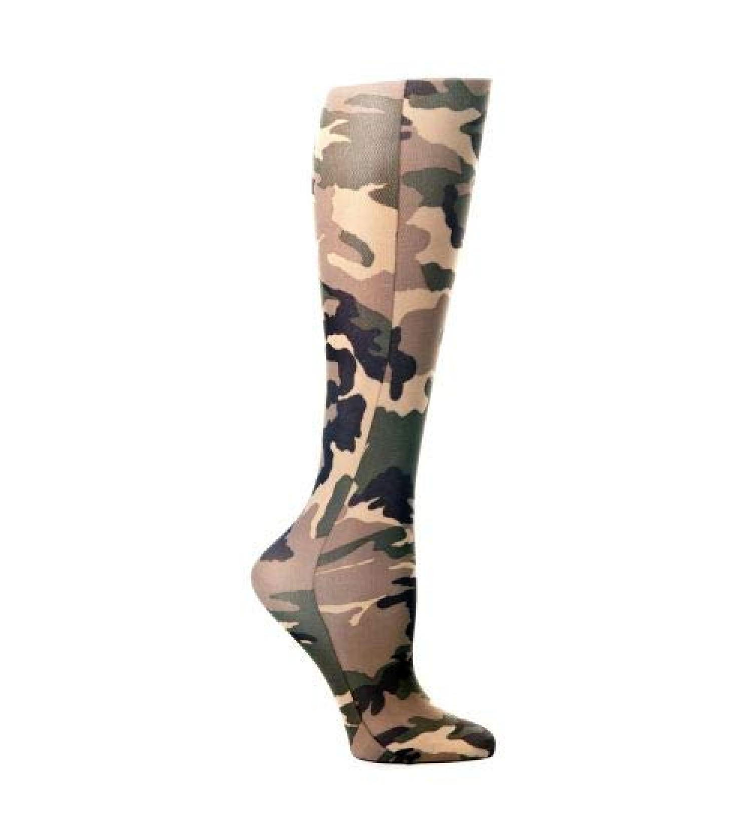 Red Moby Celeste-Stein-CMPS-3-457 Womens 20-30 mmHg Compression Sock - Regular-Camo