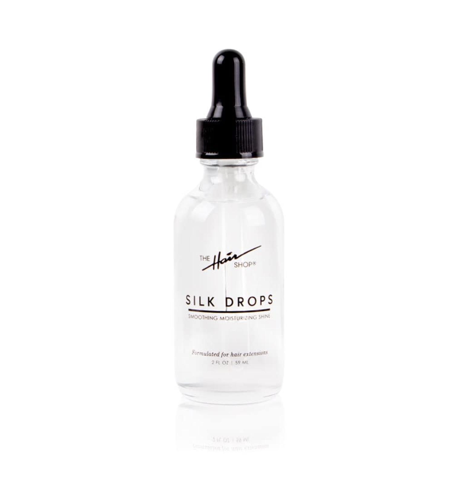 The Hair Shop Silk Drops Serum for Remy Hair Extensions - Coconut & Sunflower Infused (2 fl oz) - Buy Online on GoSupps.com