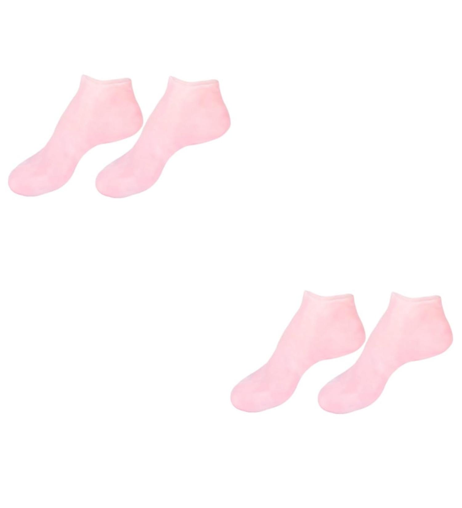 FRCOLOR 2 Pairs Sock Heels Booties for Women Lotion Sebs Sole Pads Skin Soles Dry-Proof Skin Protect Soles Foot High Heel Moisture Cream Short Boots Women's Gel Pink - Buy Online on GoSupps.com
