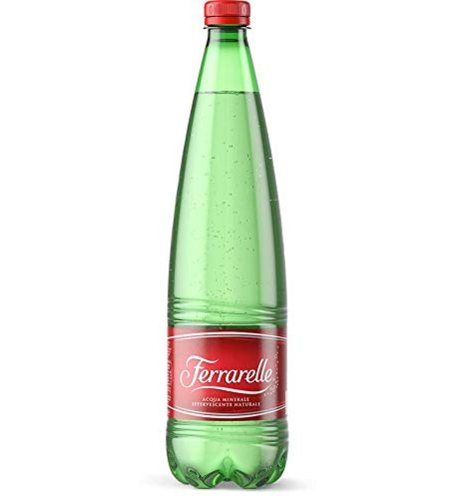 Ferrarelle Lot de 12 bouteilles d'eau en plastique 1 l