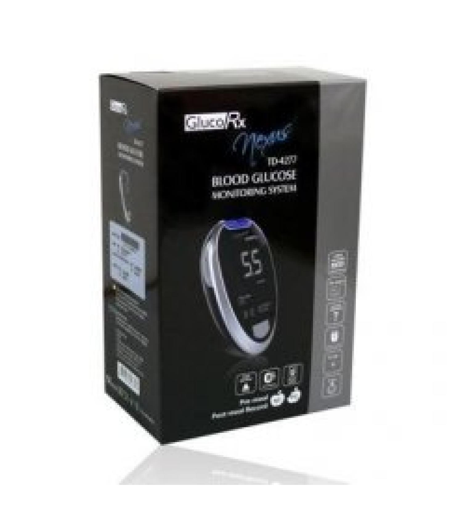GlucoRx Nexus Glucose Testing Meter Starter Kit - 355-2718
