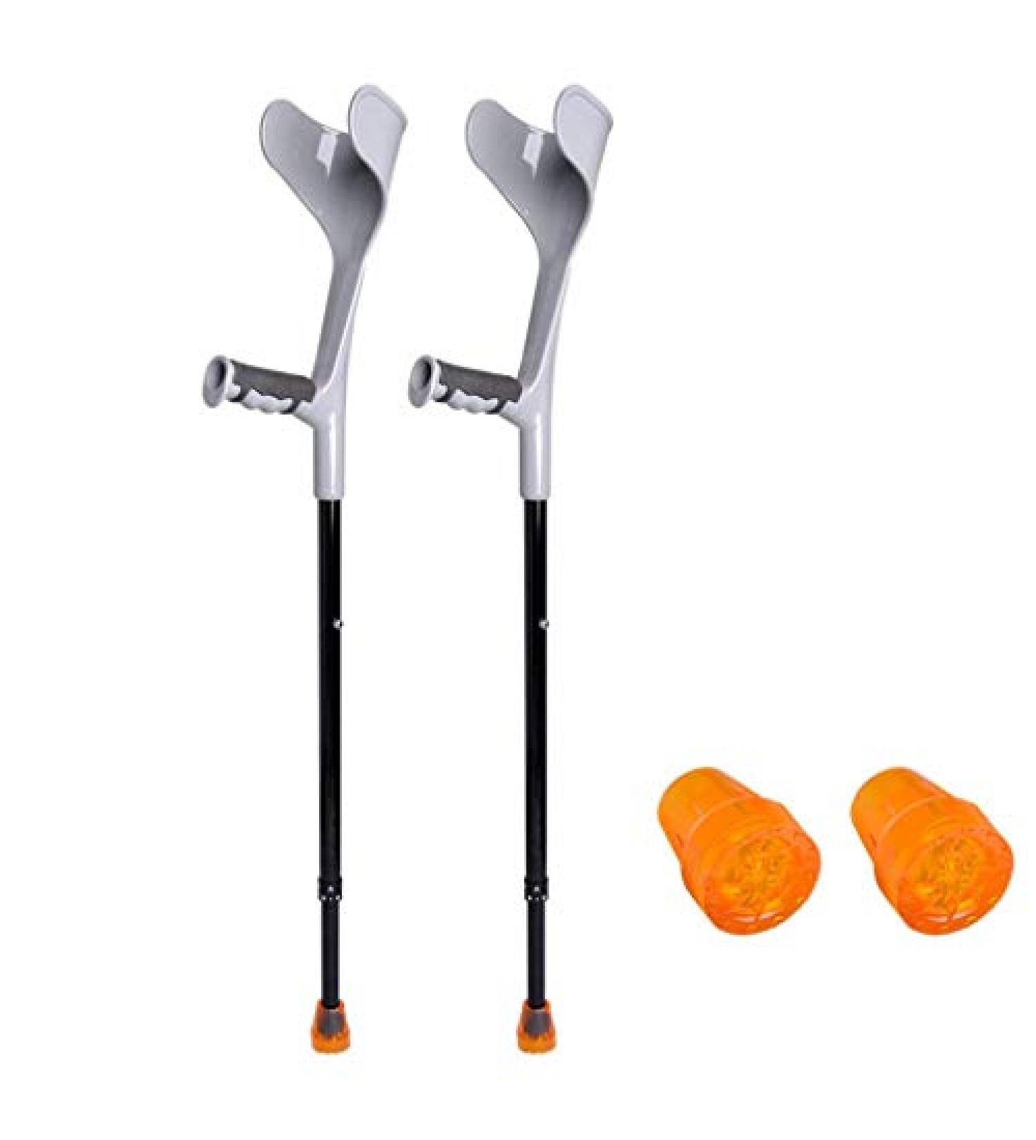 Canes Ergodynamic Forearm Crutches by Health 1 Pair/2 Crutches/Lightest Crutch Heavy Duty for Standard and Tall Adults Lightweight Aluminum Prosperous - Buy Online on GoSupps.com