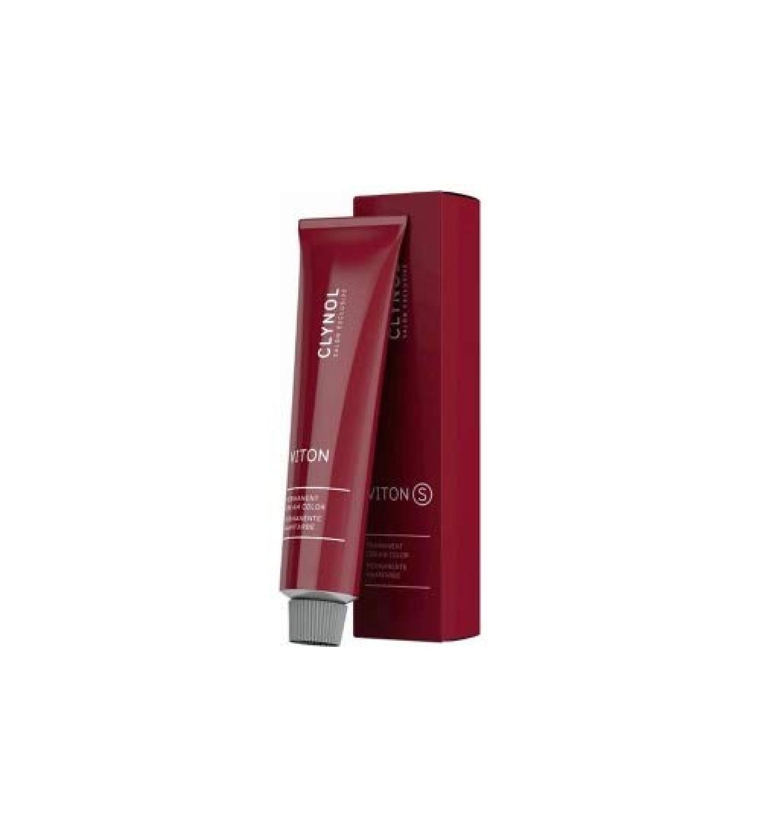 Clynol Viton S Hair Color Coloration Creme Permanent 60ml - 07.67+ Medium Copper Red Blonde Plus / Mittelblond Kupfer Rot Plus