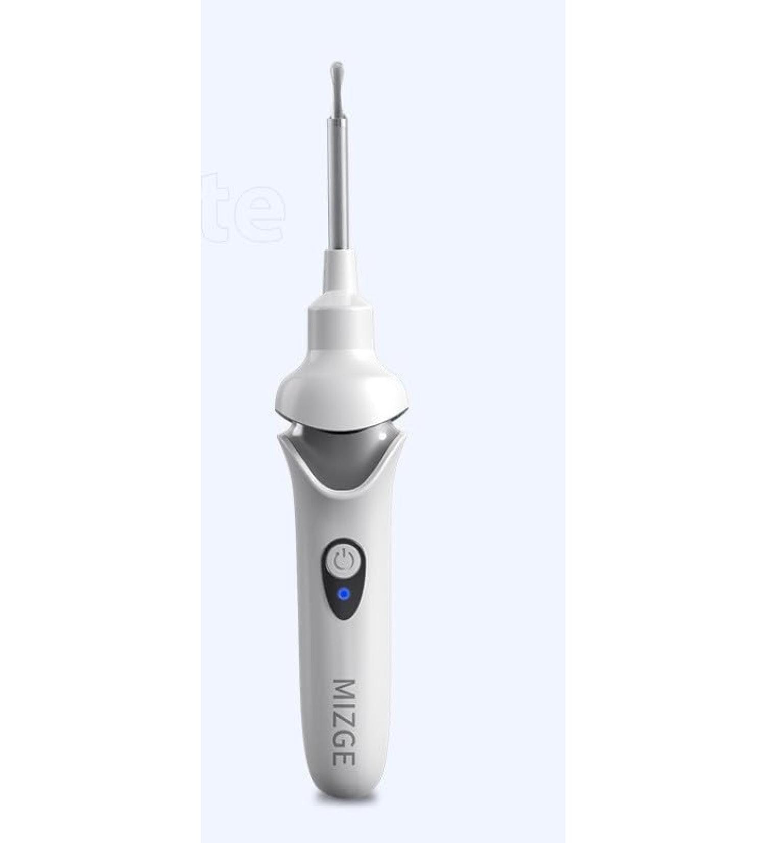Rechargeable Electric Ear Cleaner - USB LED Light Soft Tips Low Noise & Smart Temperature Control - Buy Online on GoSupps.com