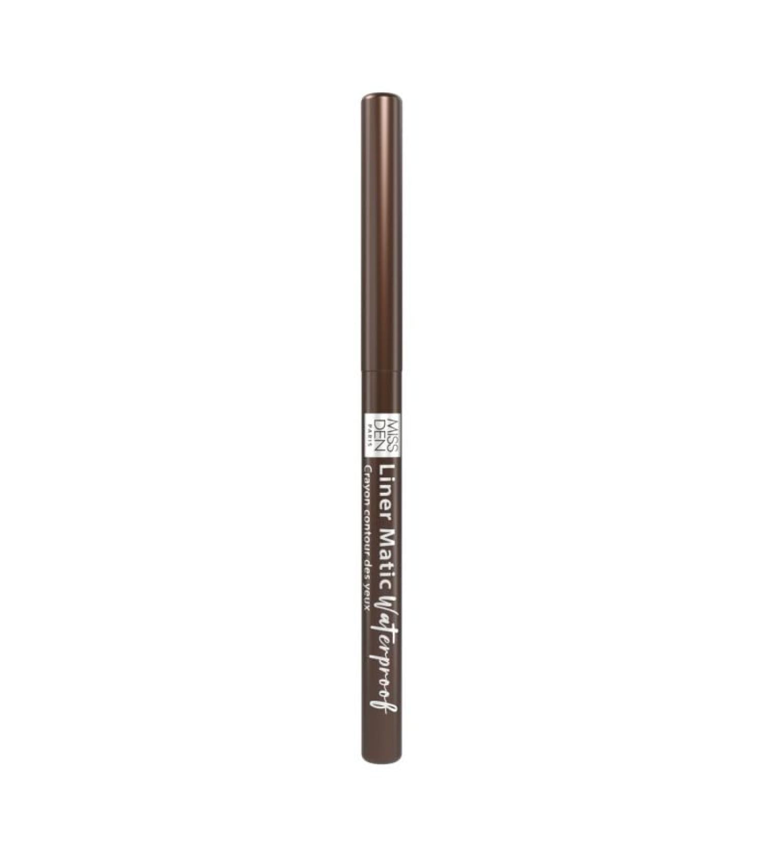 Eye Contour - Liner Matic Waterproof - Miss Den - Fine Tip - Easy Application - Retractable Tip - Shade 422 Brown - Buy Online on GoSupps.com