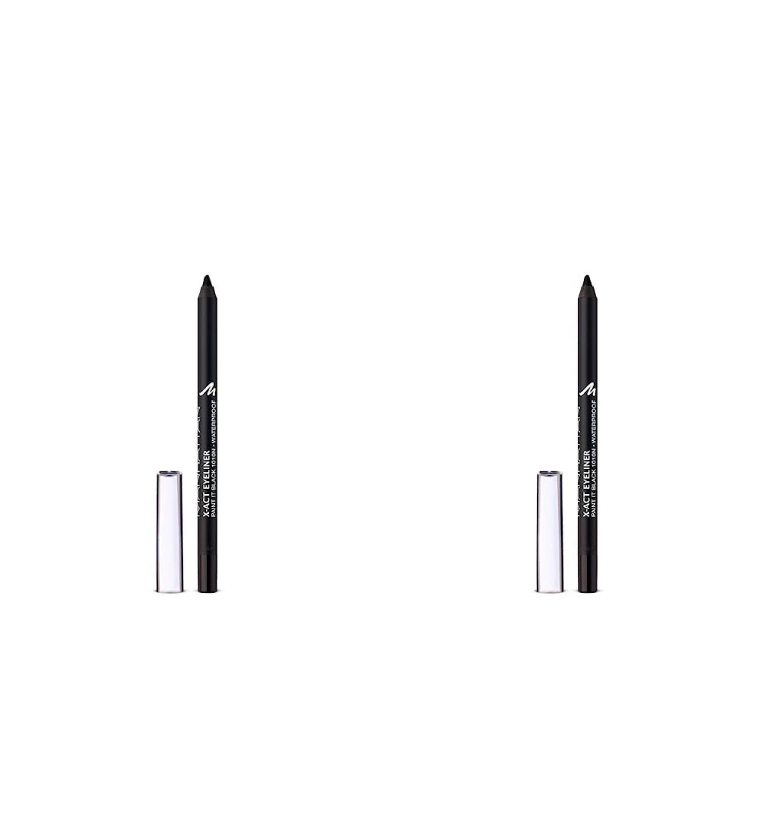 Buy Manhattan X-act Eyeliner Pen - Waterproof Black Eyeliner Ideal for Precision 2 Pack (1g Each) - International Shipping Available - Buy Online on GoSupps.com